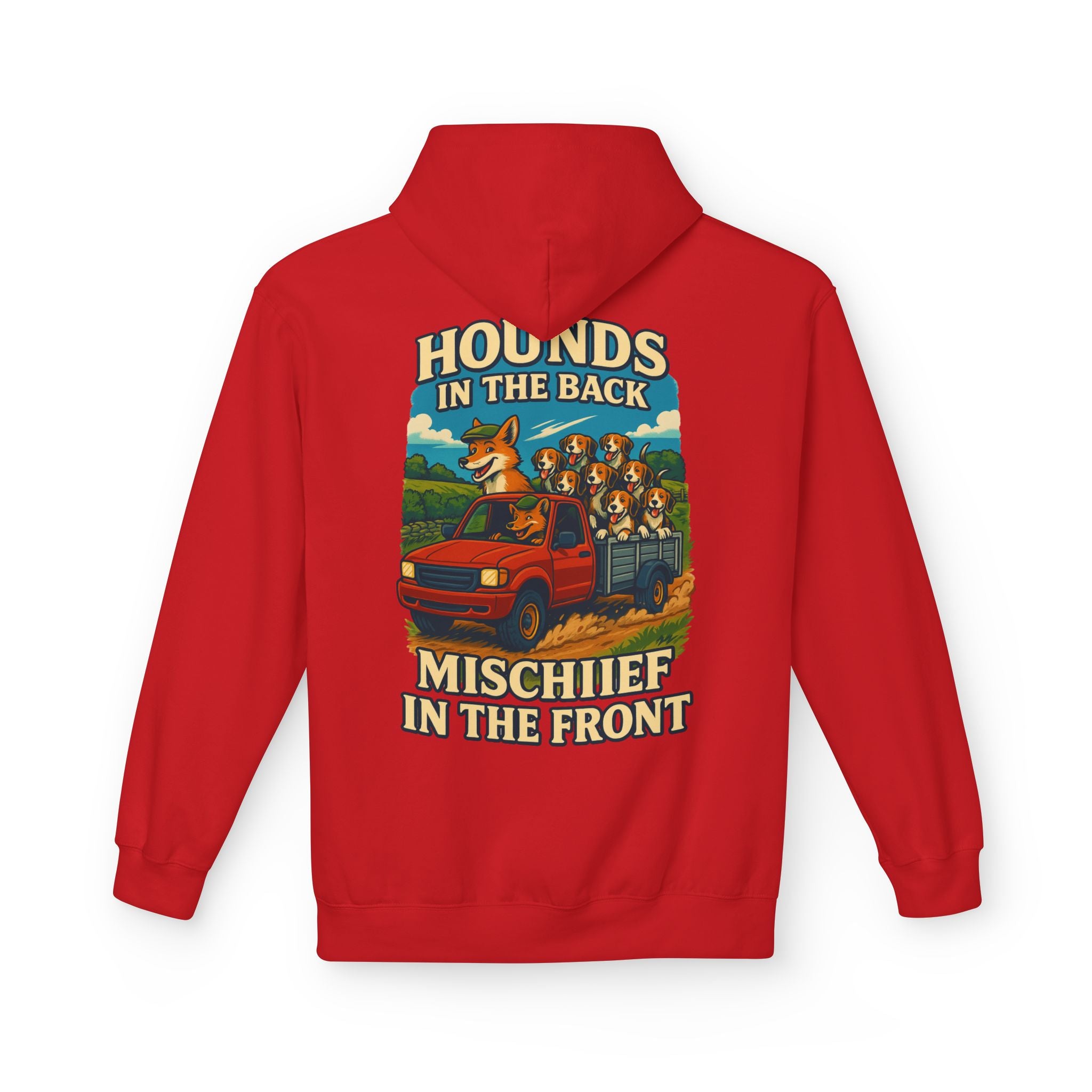 Woman's Hounds In The Back Hoodie
