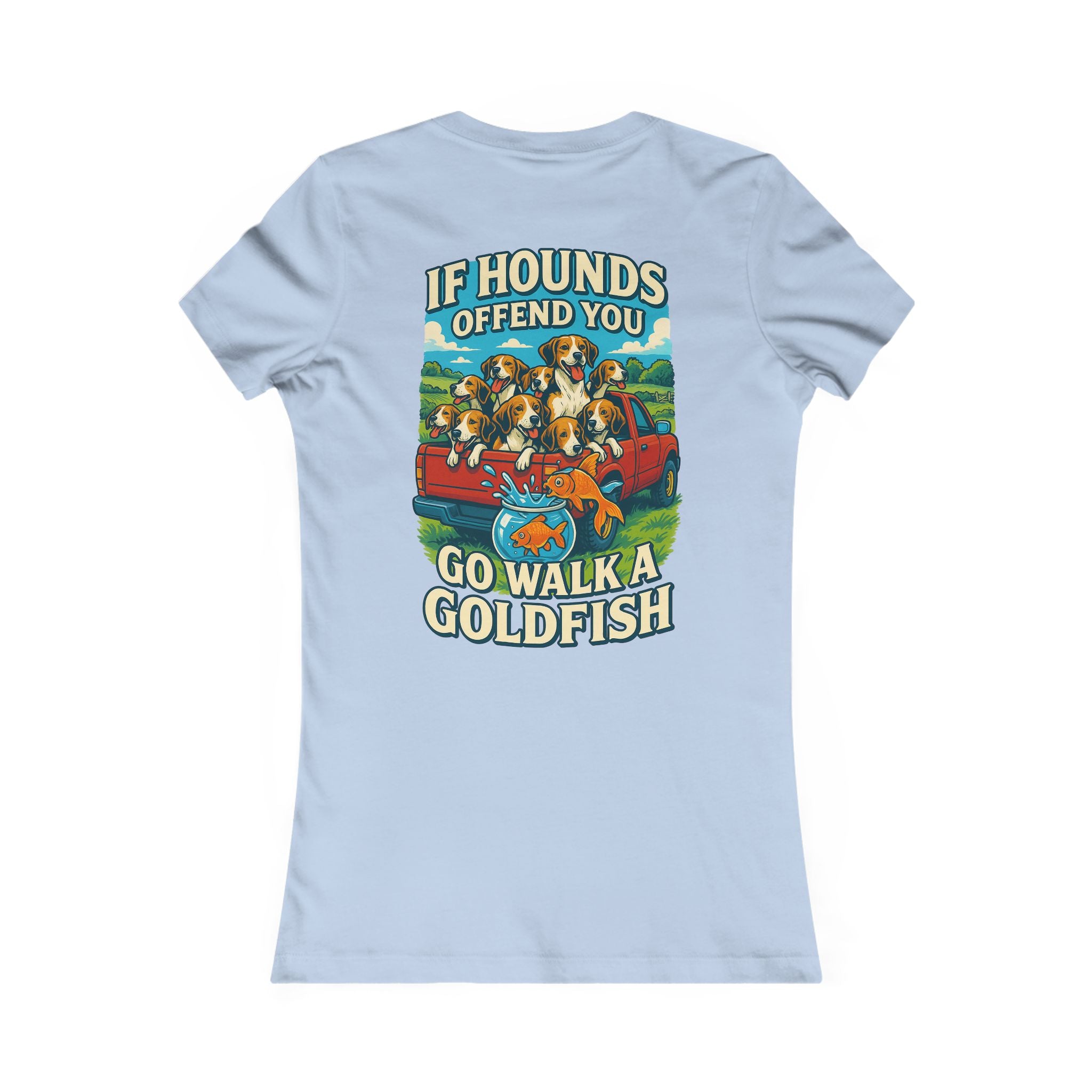 Woman’s Walking A Goldfish T-shirt