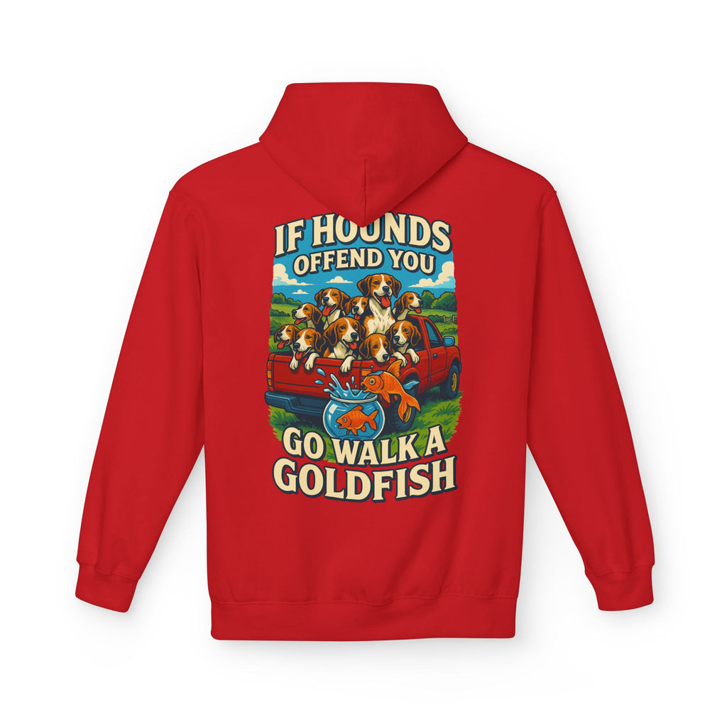 Men's walking a goldfish Hoodie