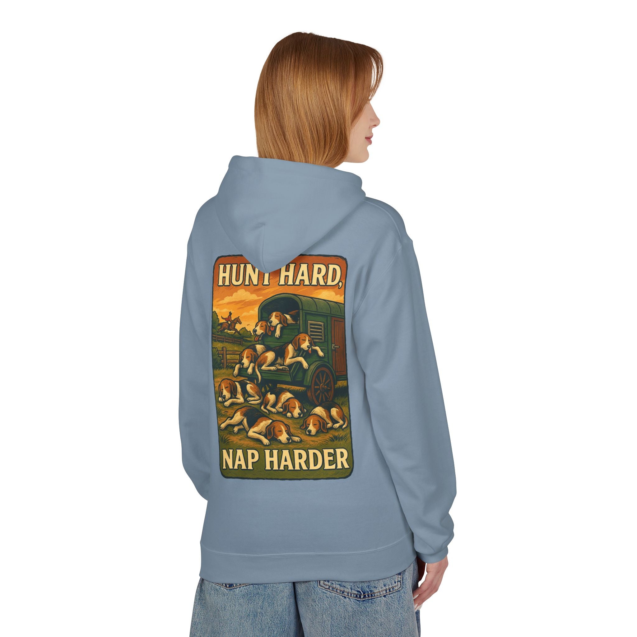 Woman's Hunt Hard, Nap Harder Hoodie