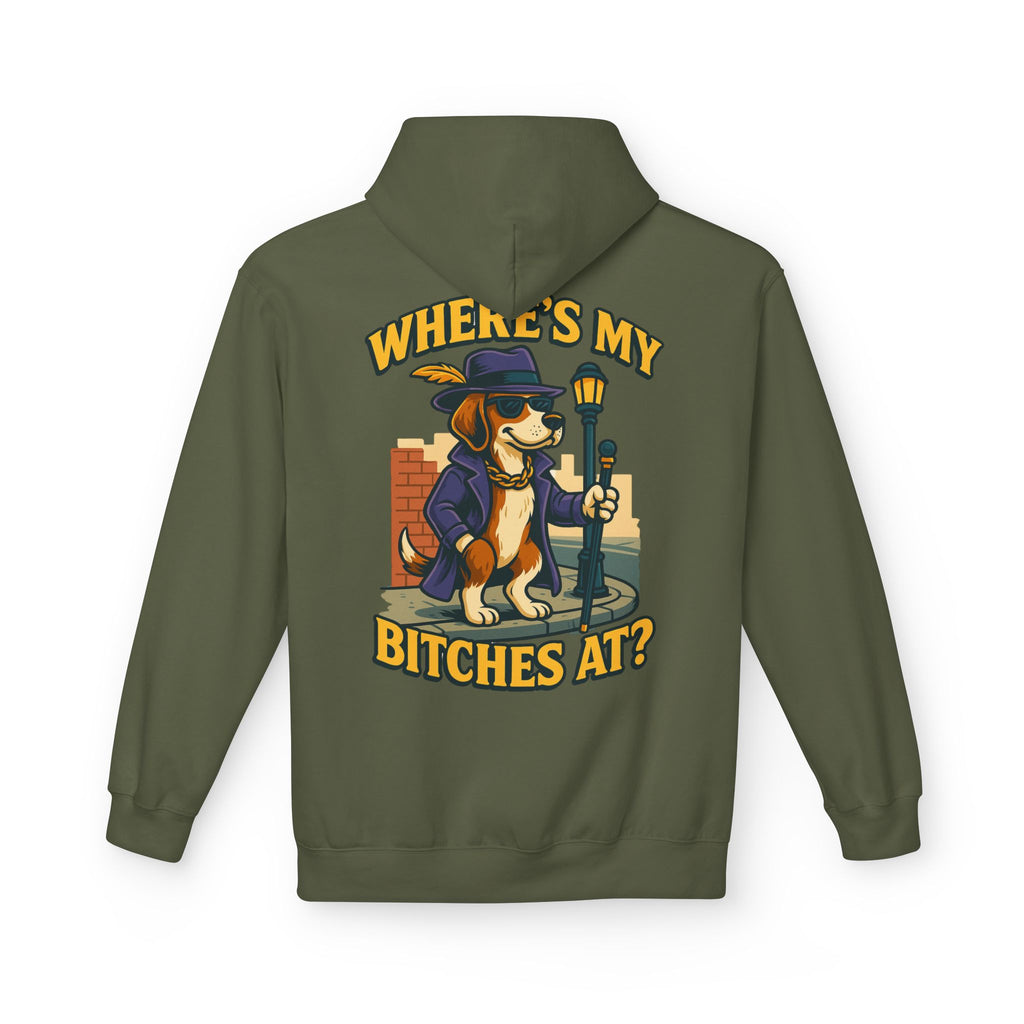 Men’s Where’s my B****’s At Hoodie