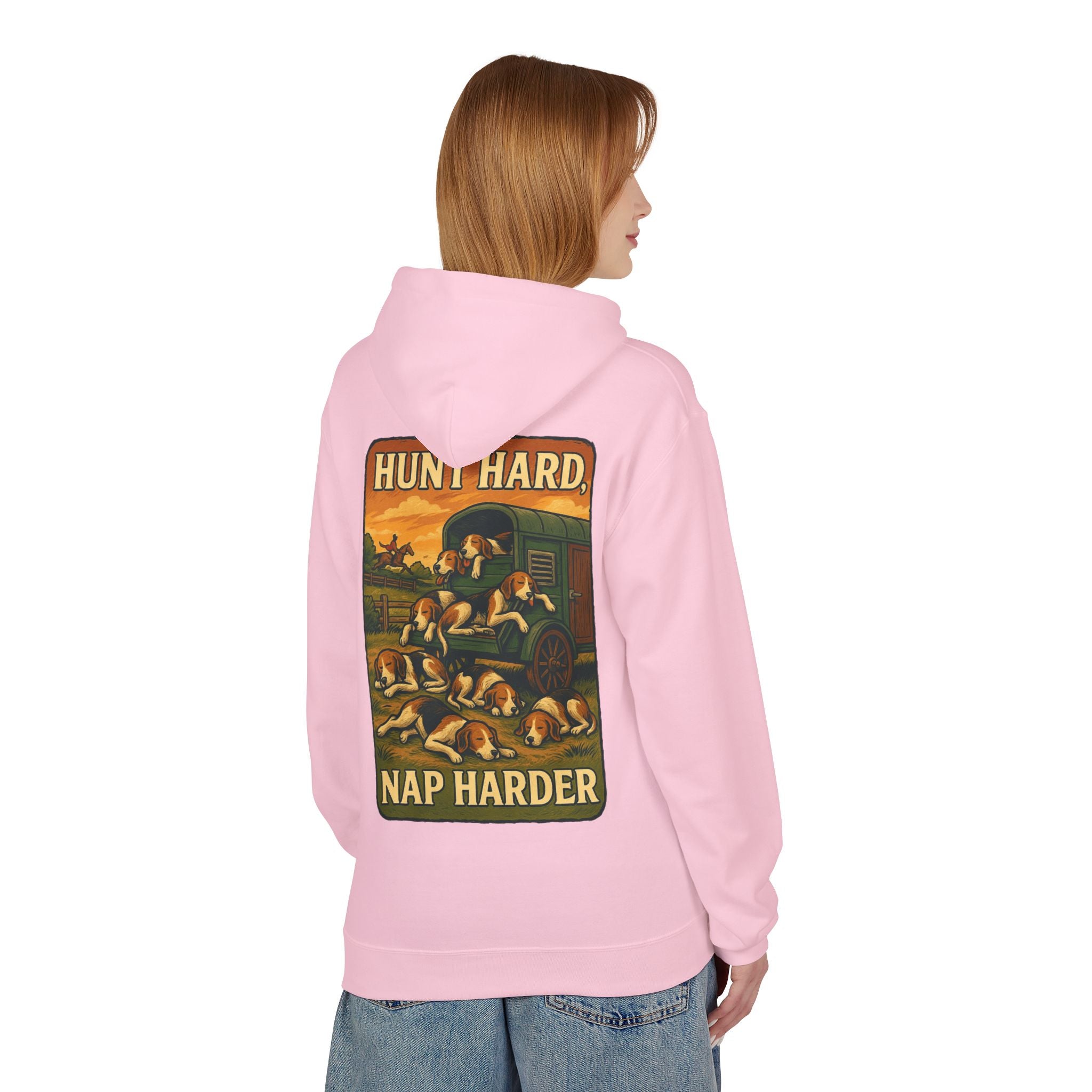 Woman's Hunt Hard, Nap Harder Hoodie