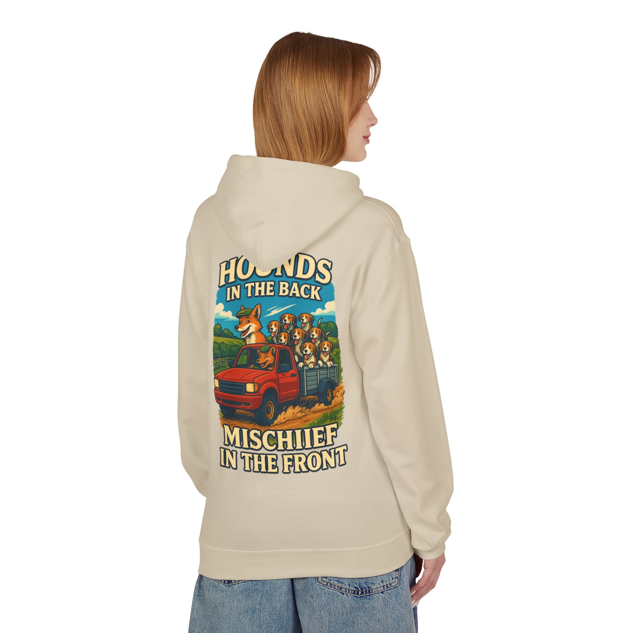 Woman's Hounds In The Back Hoodie