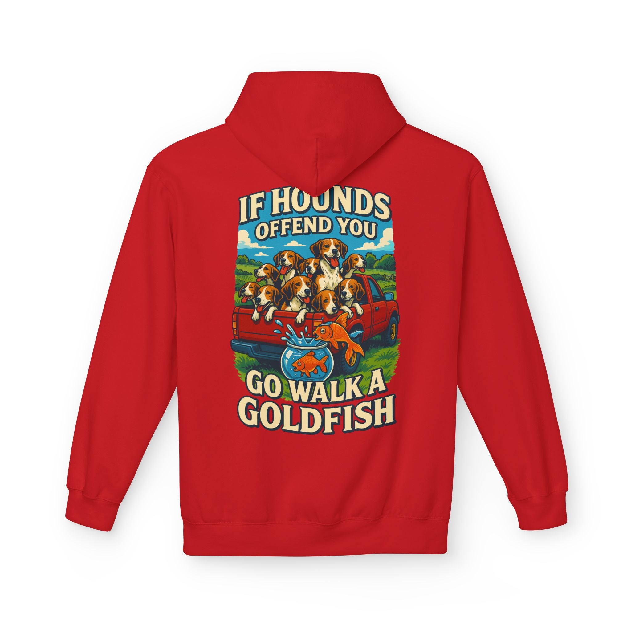 Woman's Walk A Goldfish Hoodie