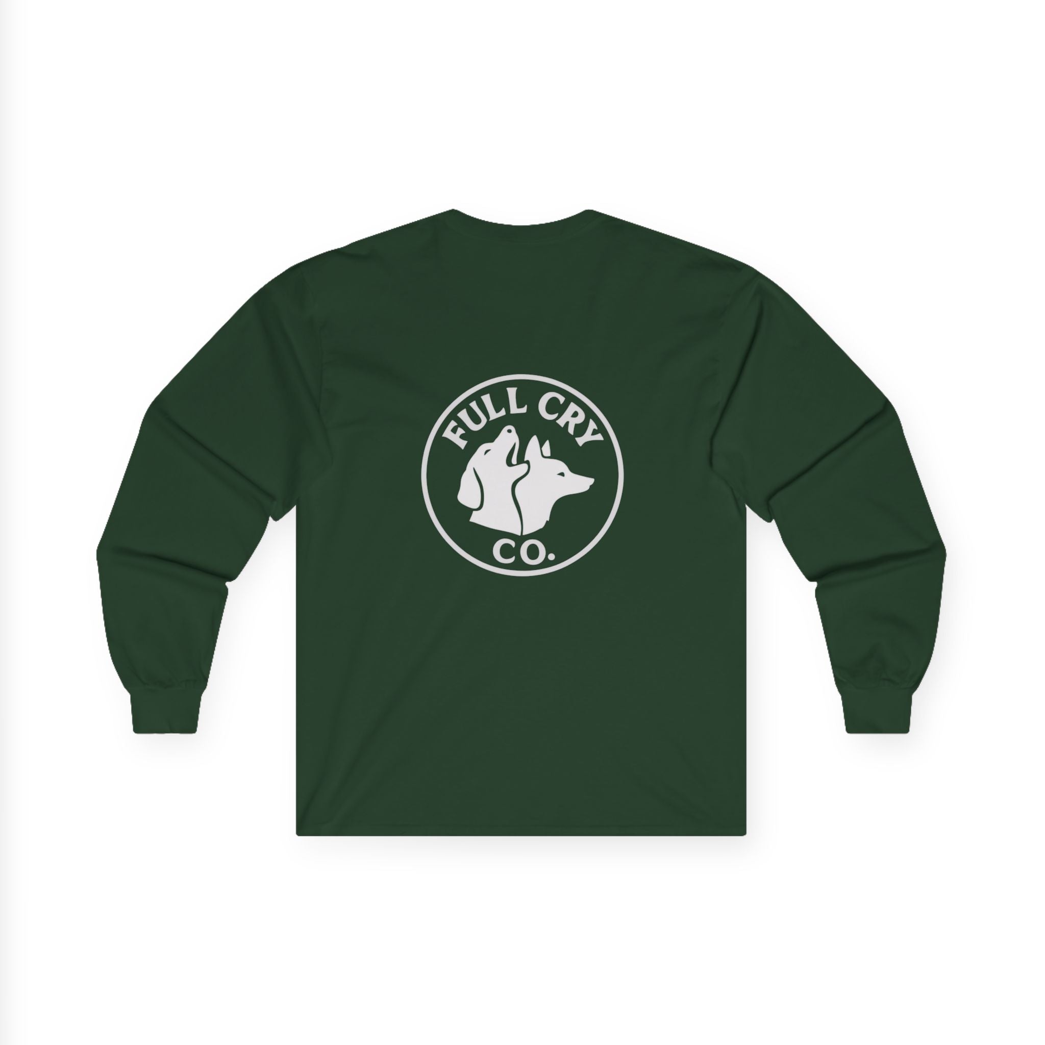 Mens plain logo Long Sleeve Tee