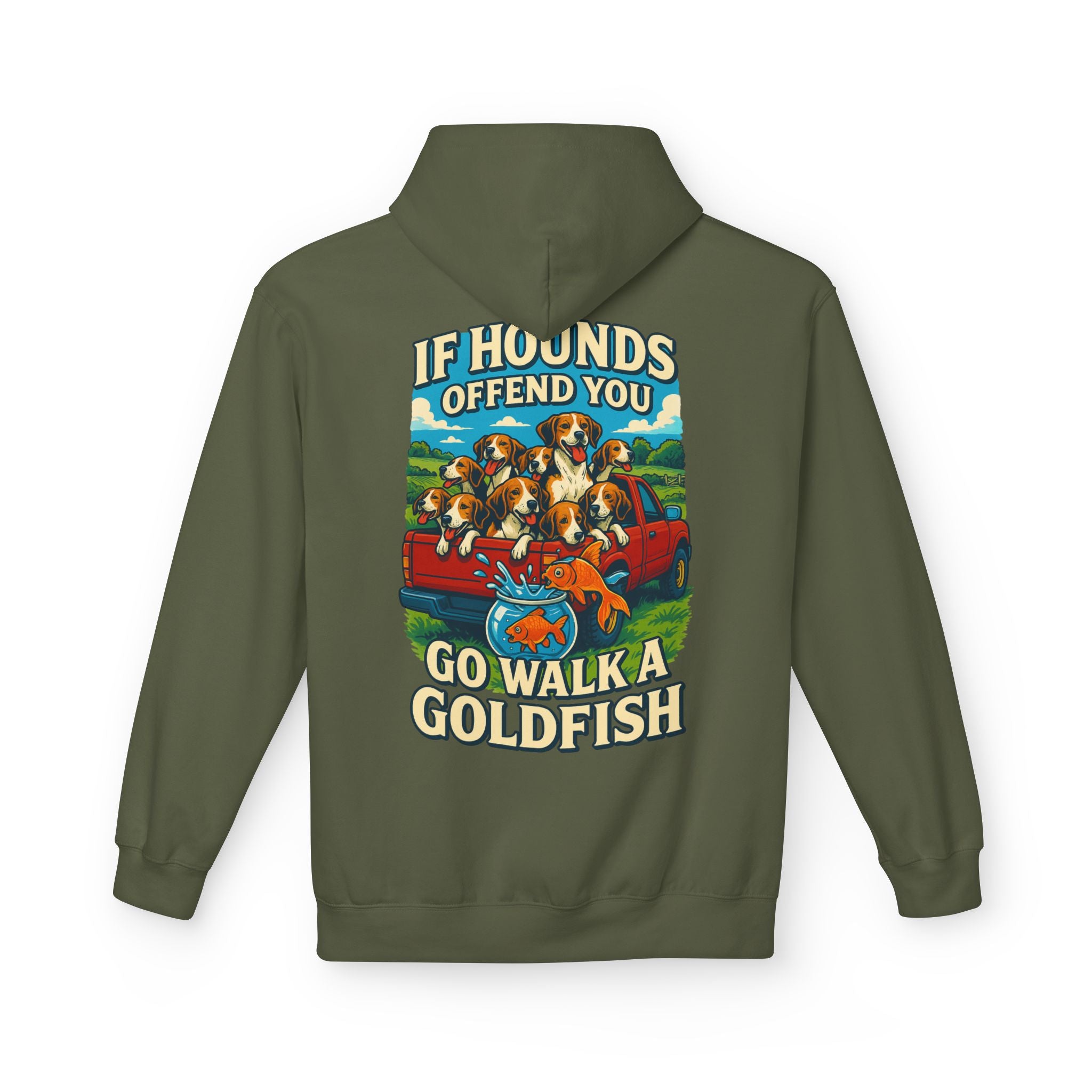 Woman's Walk A Goldfish Hoodie