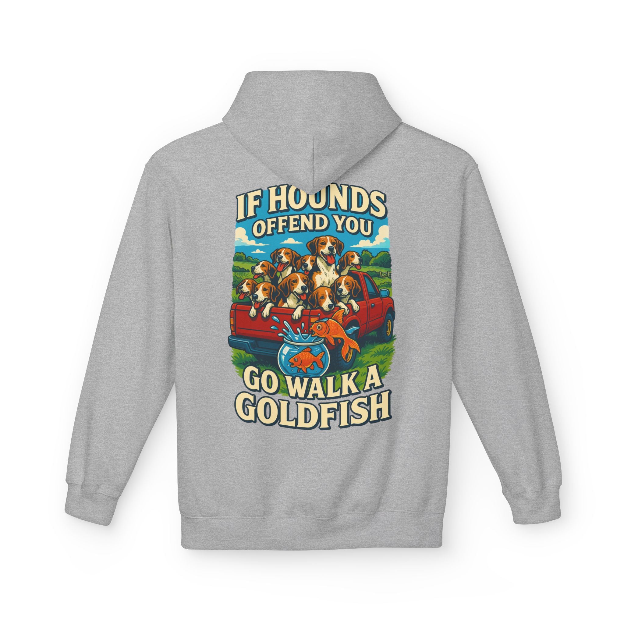 Woman's Walk A Goldfish Hoodie