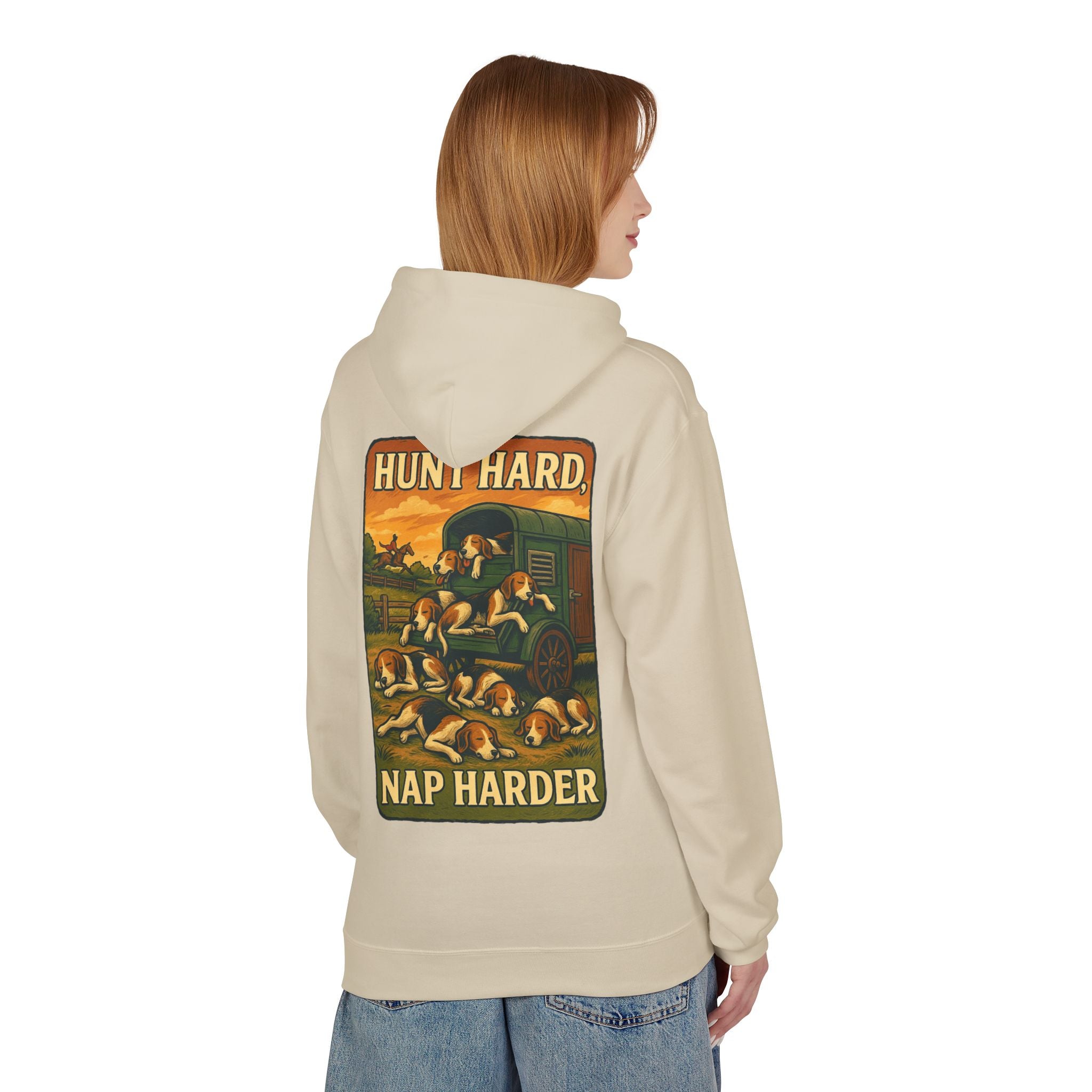 Woman's Hunt Hard, Nap Harder Hoodie