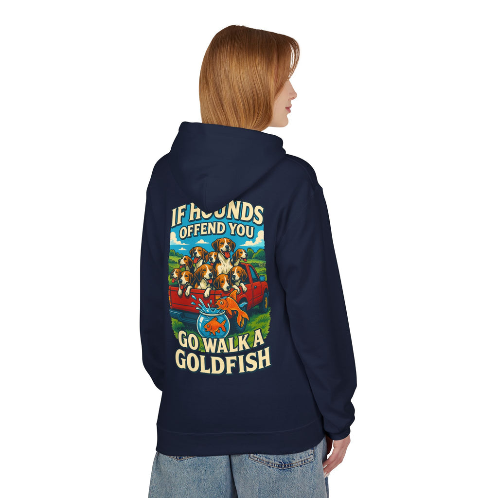 Woman's Walk A Goldfish Hoodie