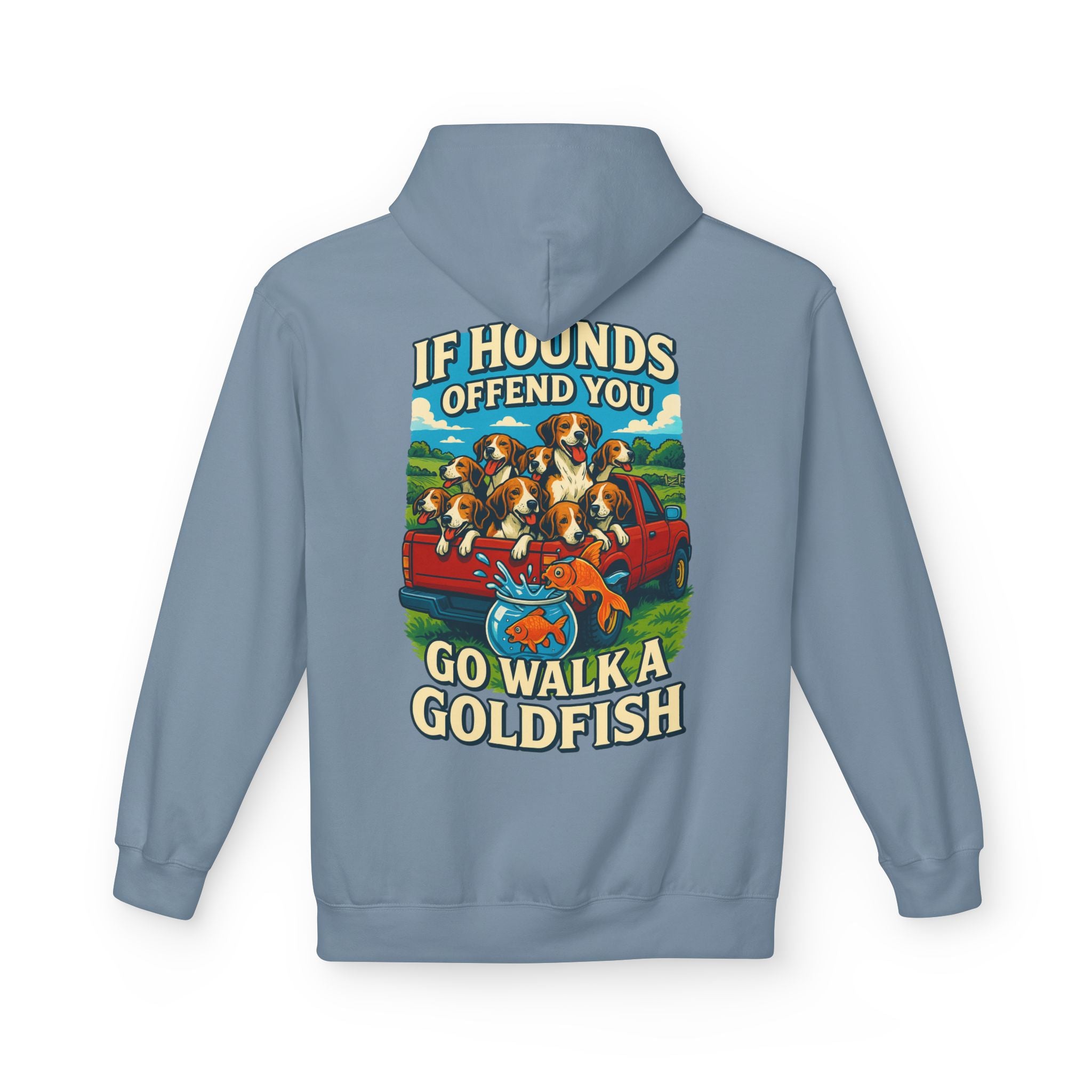 Woman's Walk A Goldfish Hoodie