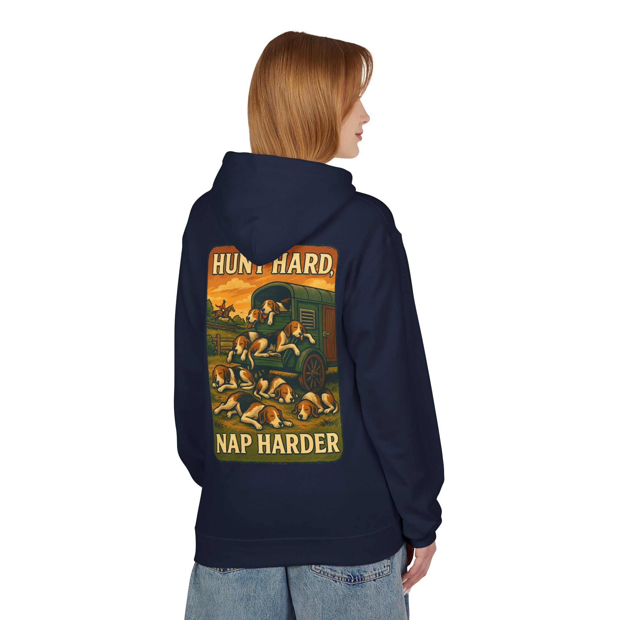 Woman's Hunt Hard, Nap Harder Hoodie