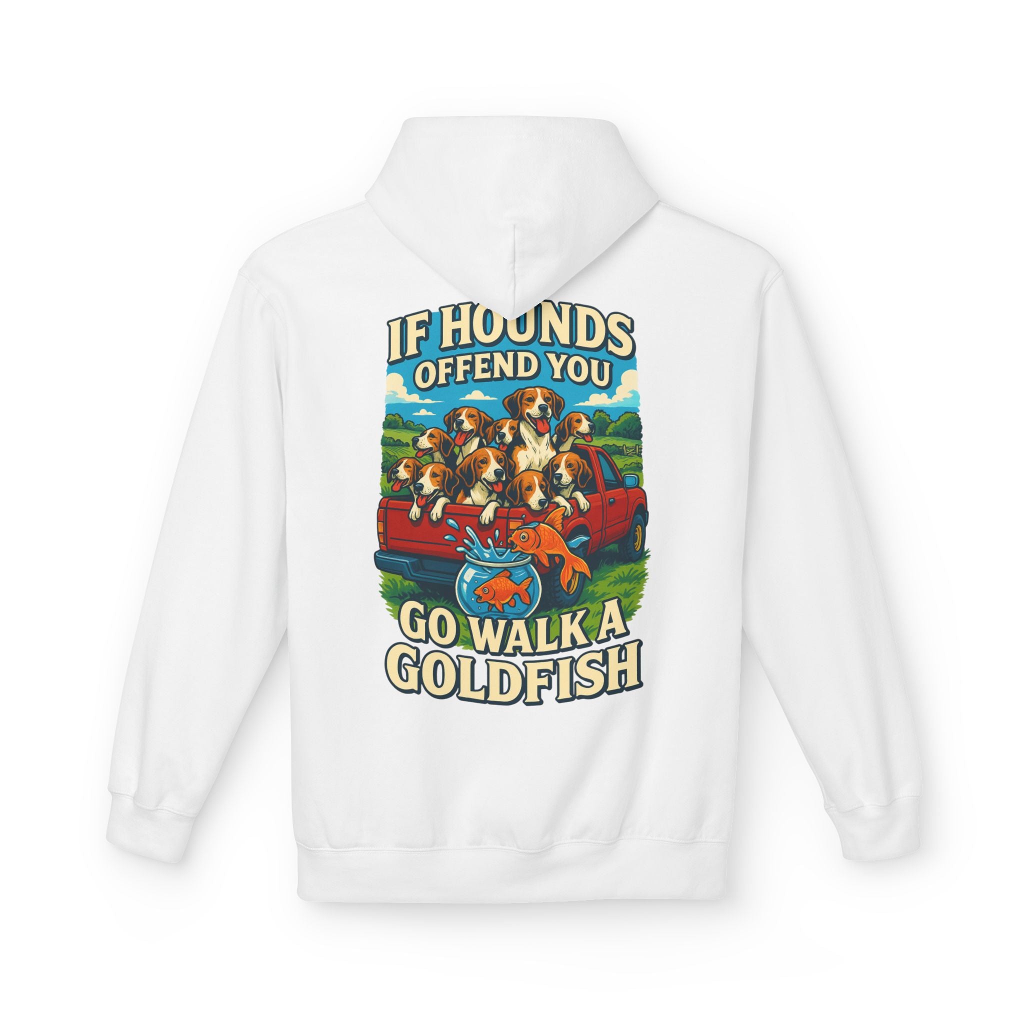 Woman's Walk A Goldfish Hoodie