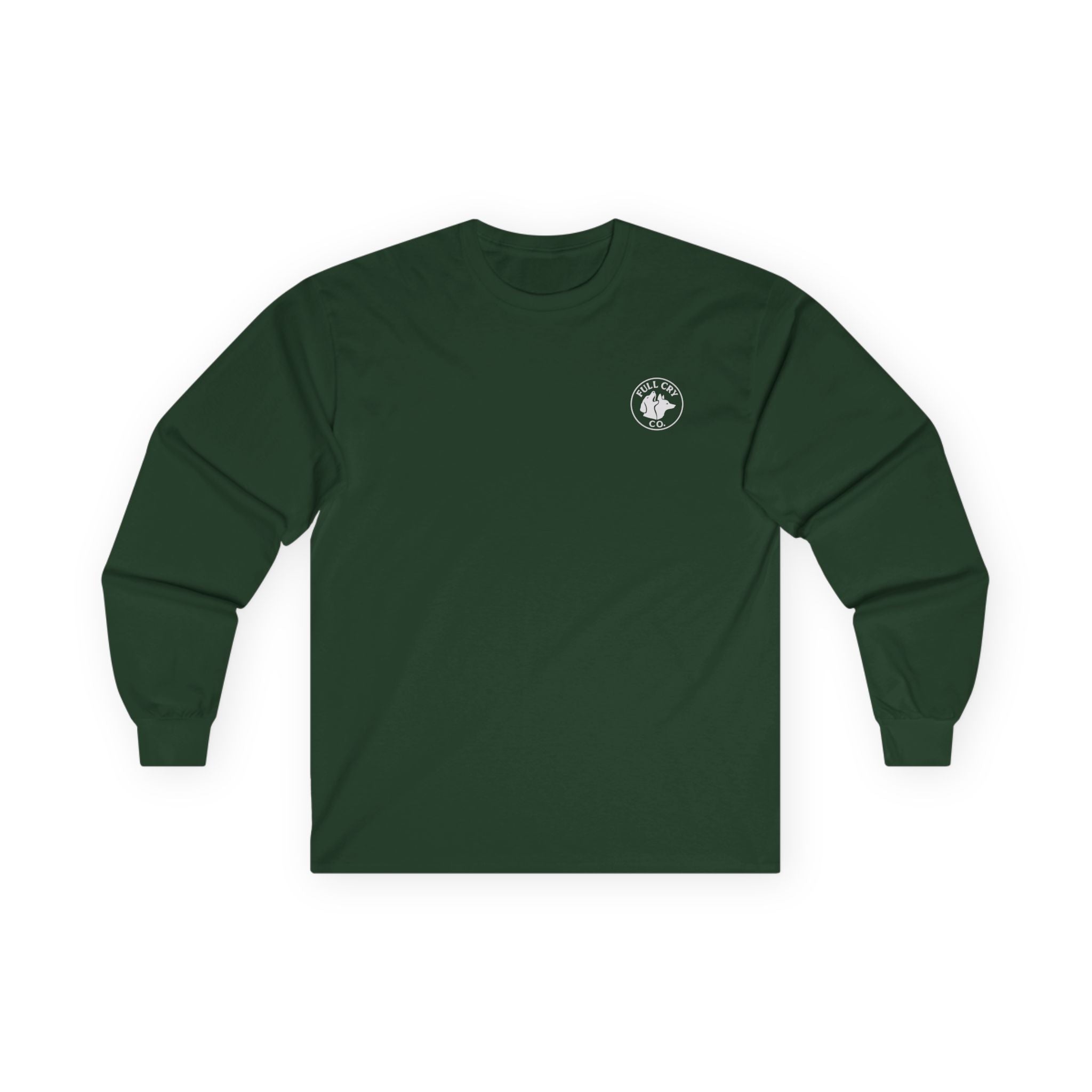 Mens plain logo Long Sleeve Tee