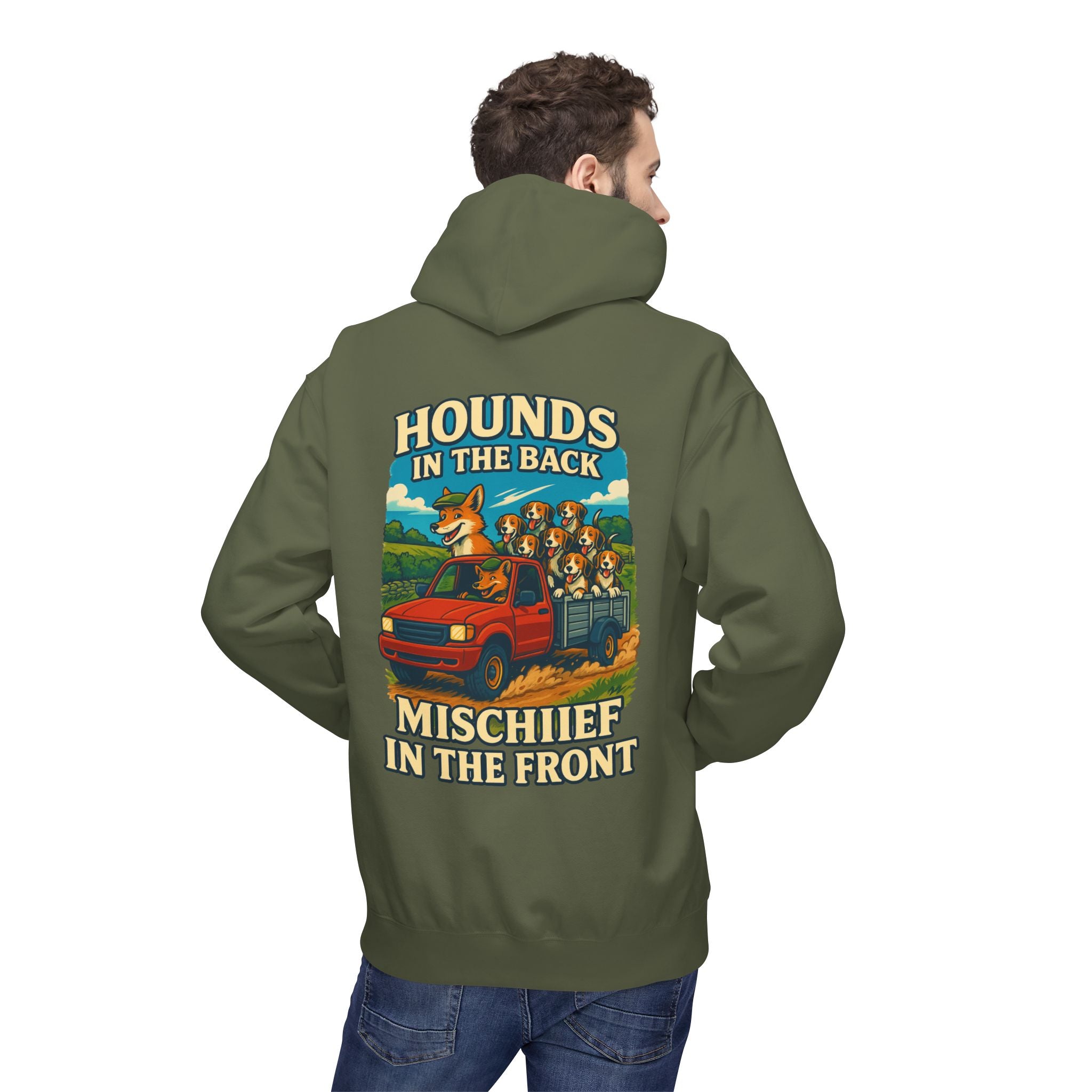 Men’s Hound and mischief Hoodie