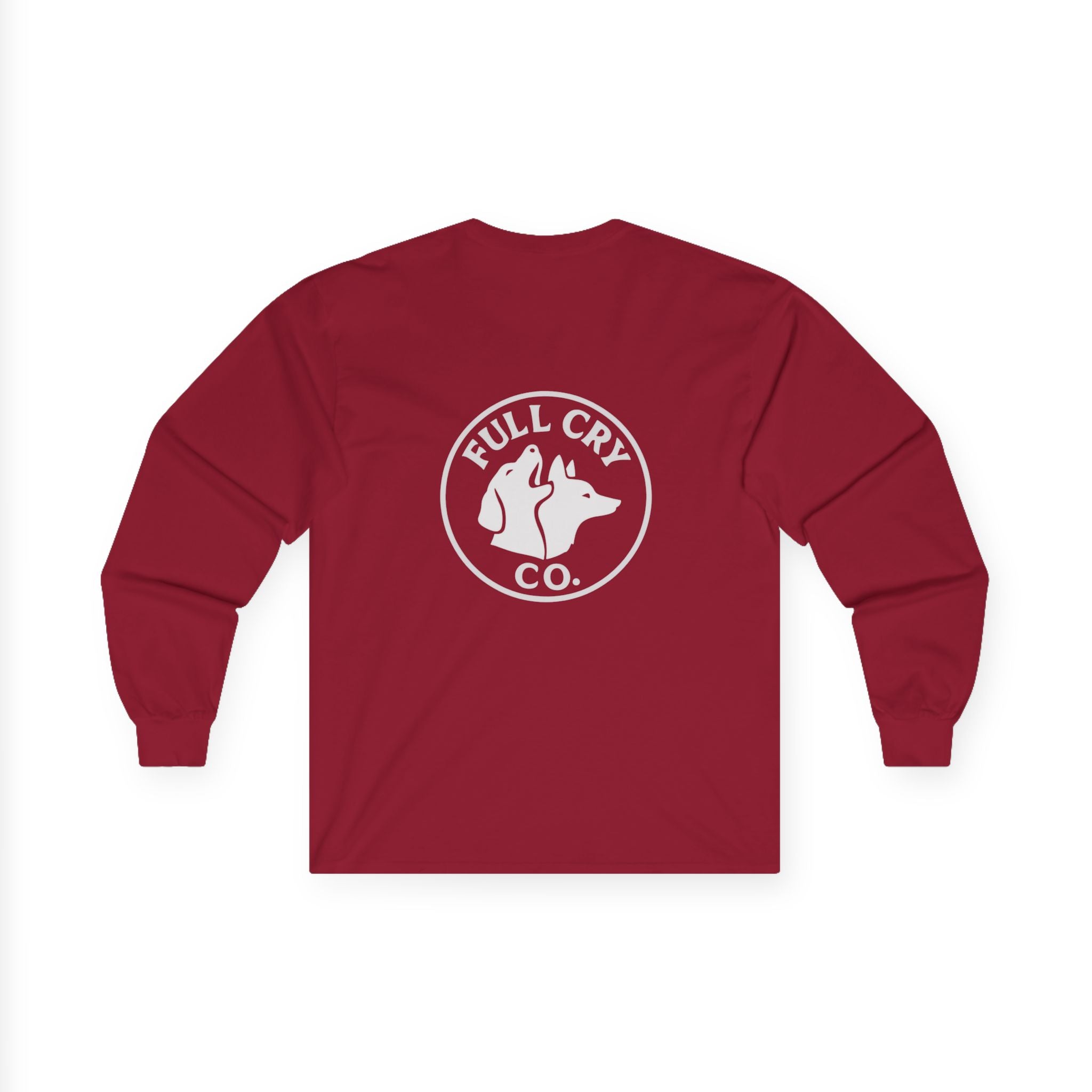 Mens plain logo Long Sleeve Tee