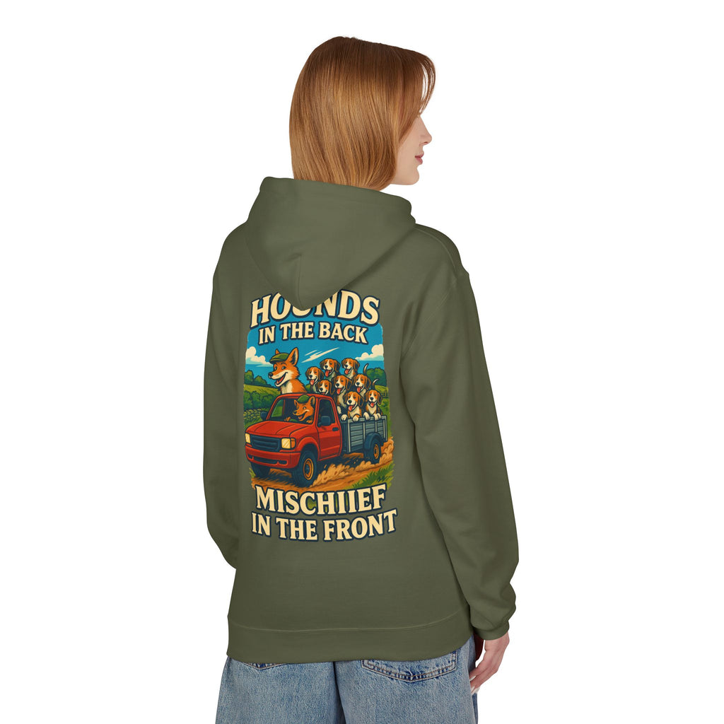 Woman's Hounds In The Back Hoodie
