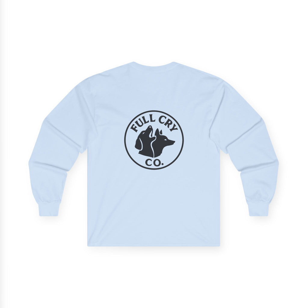 Mens plain logo Long Sleeve Tee