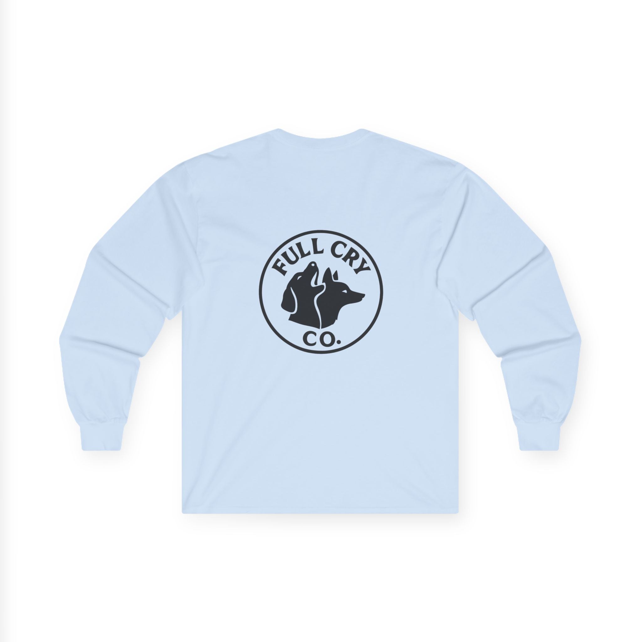 Mens plain logo Long Sleeve Tee