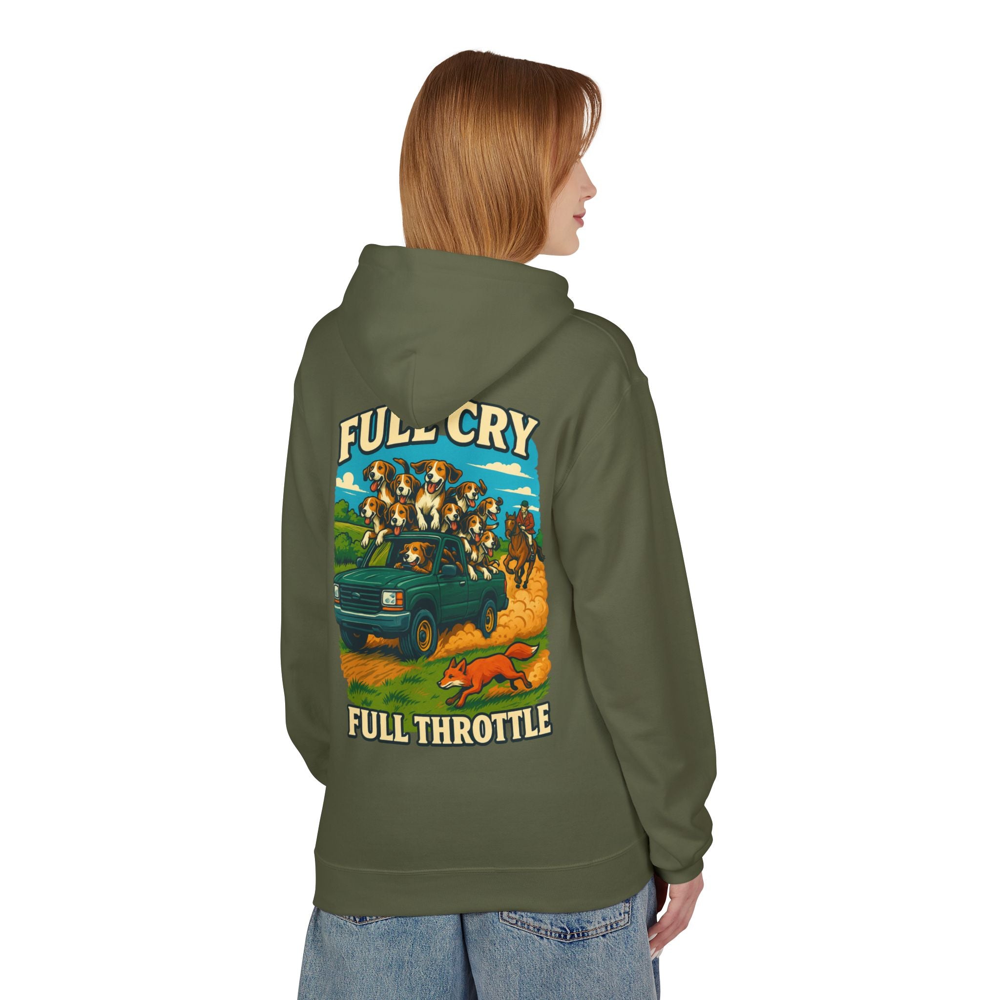 Woman's Full Cry, Full Throttle Hoodie