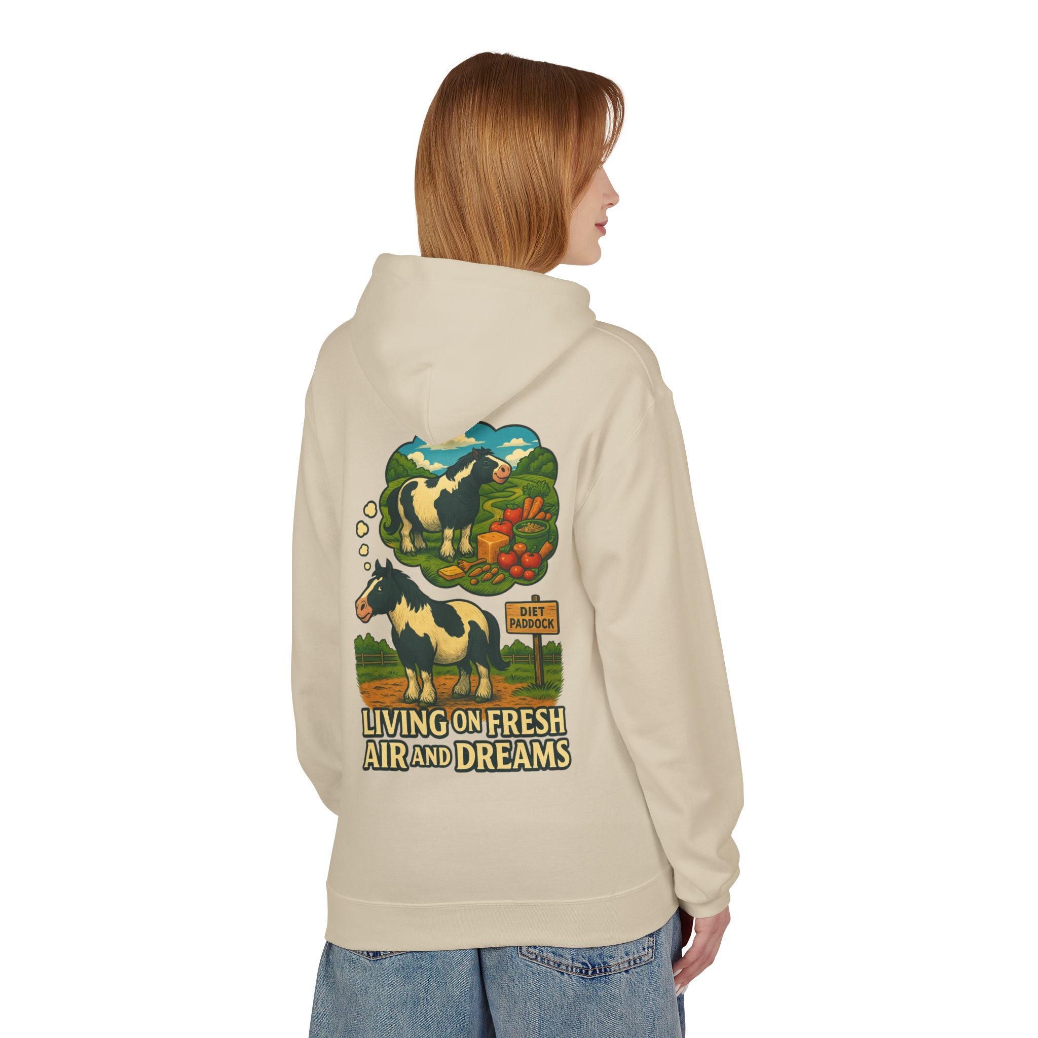 Woman's cob living on dreams Hoodie