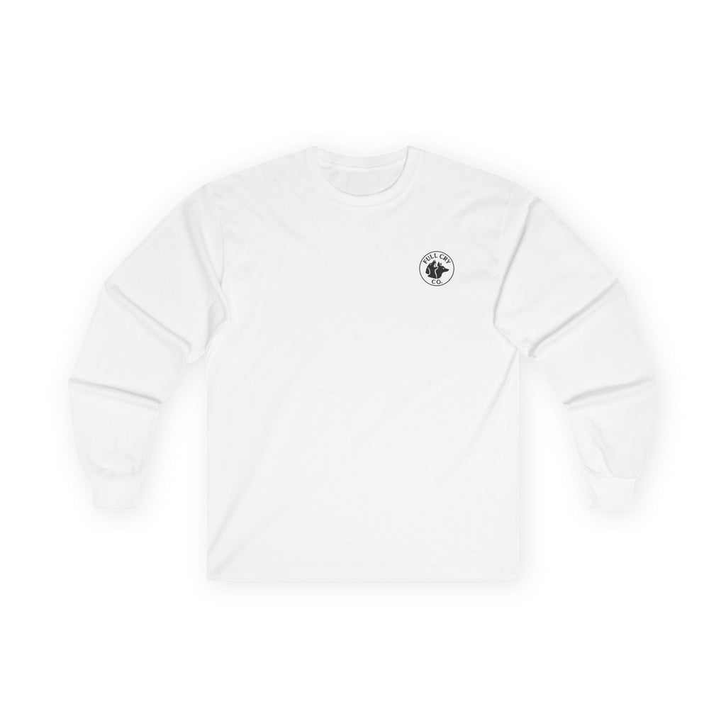 Mens plain logo Long Sleeve Tee