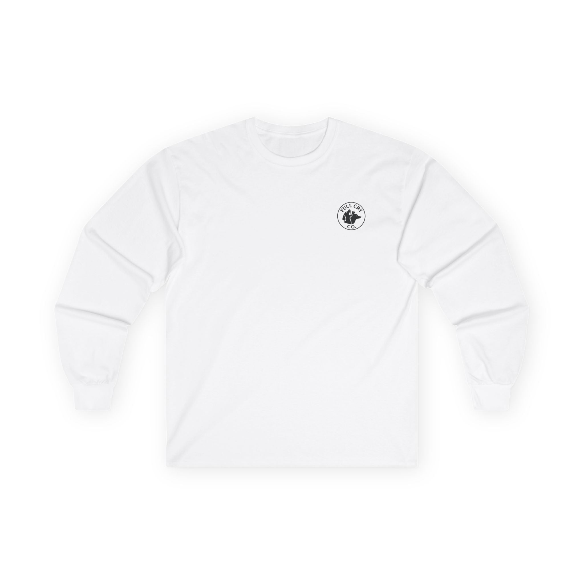 Mens plain logo Long Sleeve Tee