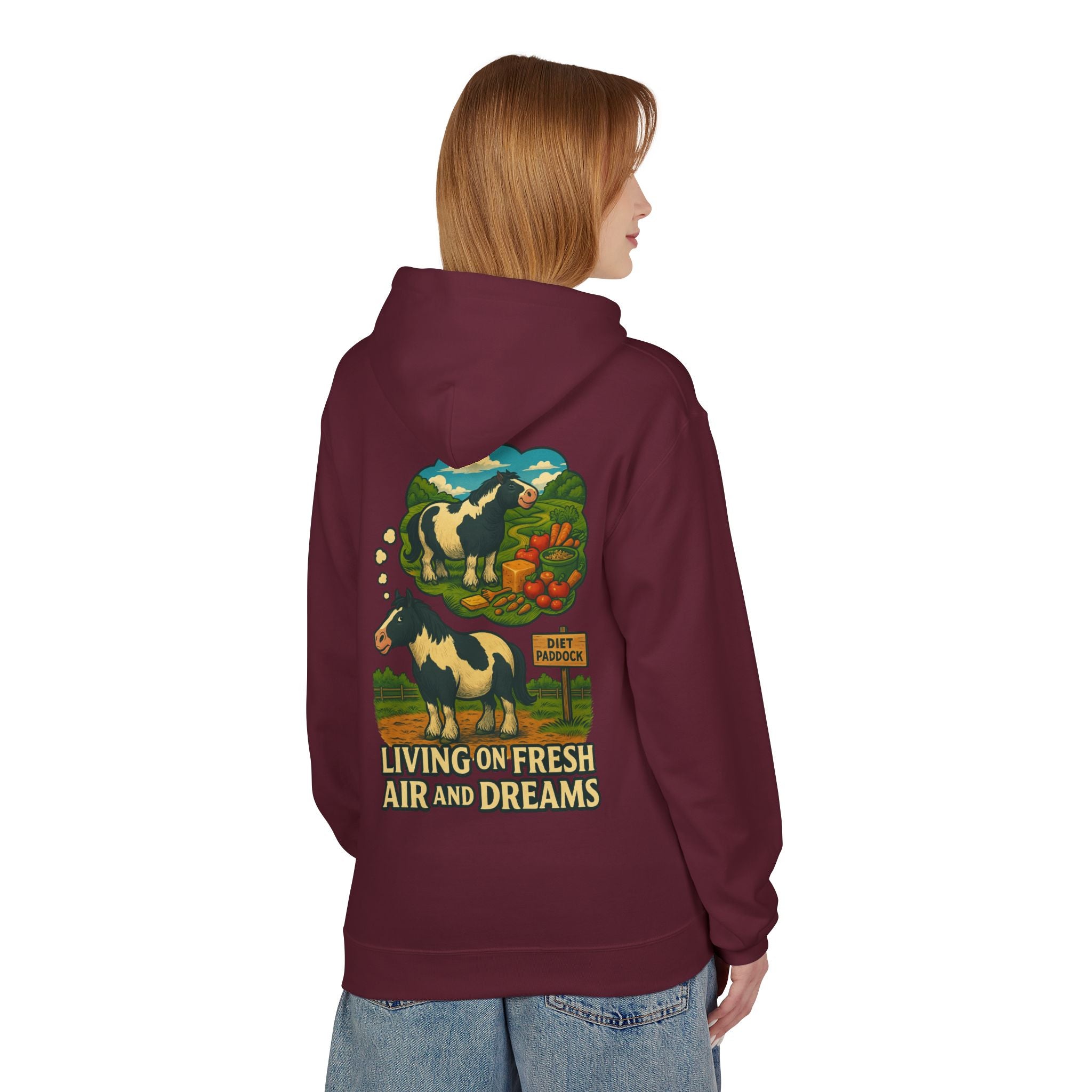 Woman's cob living on dreams Hoodie