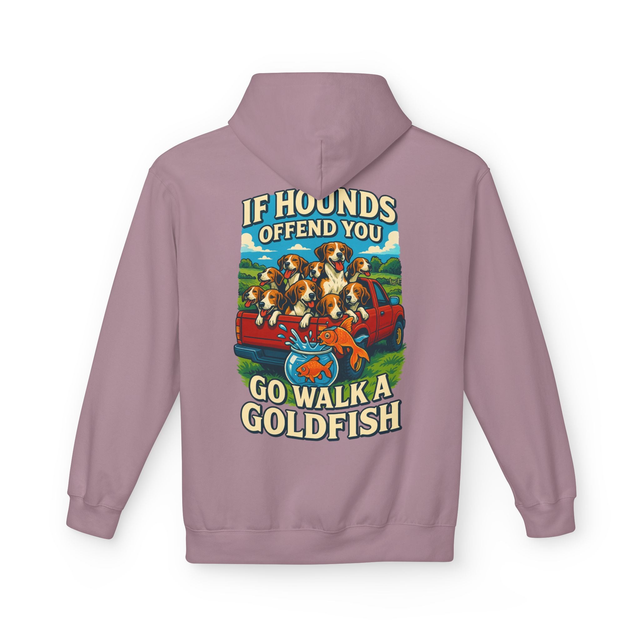 Woman's Walk A Goldfish Hoodie