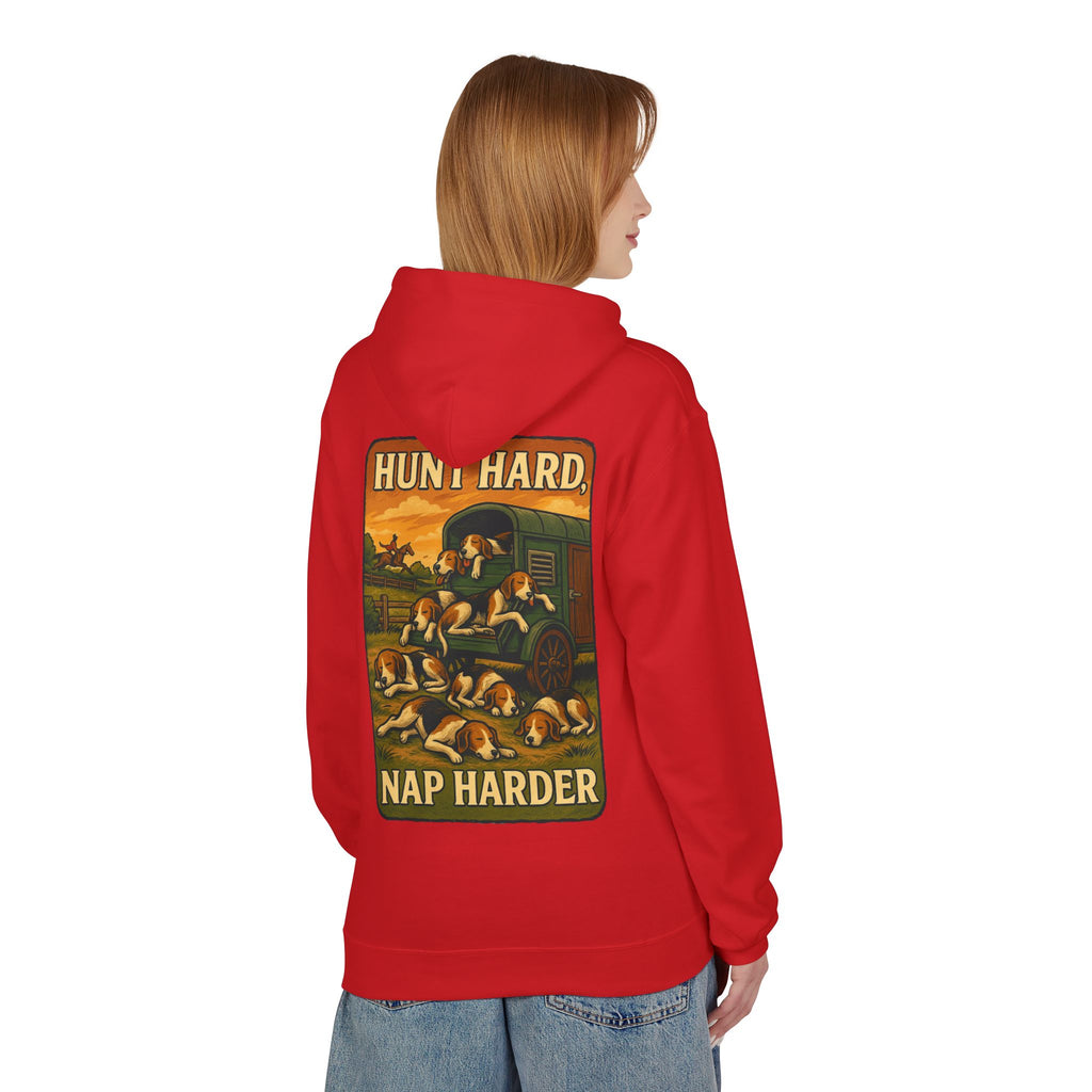 Woman's Hunt Hard, Nap Harder Hoodie