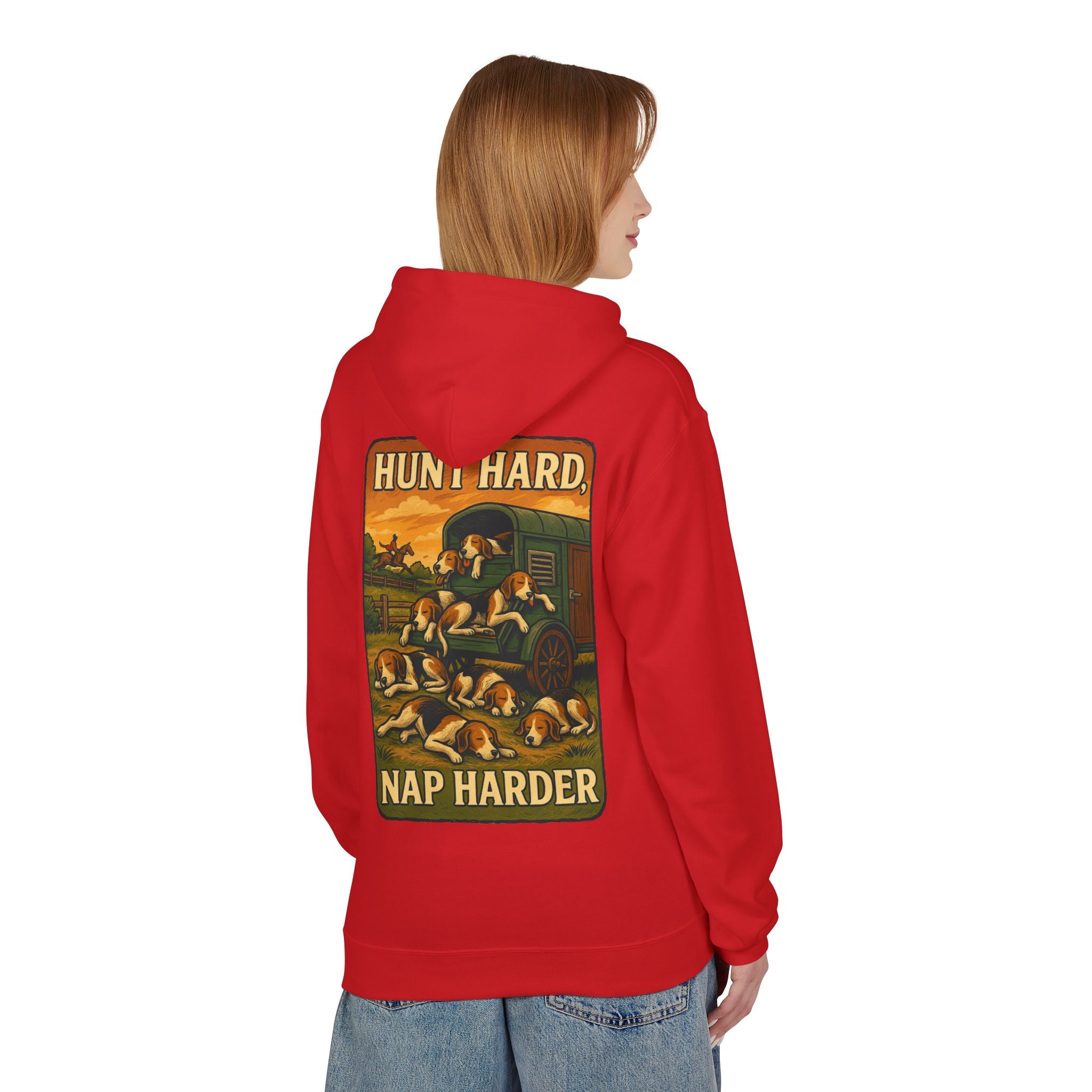 Woman's Hunt Hard, Nap Harder Hoodie