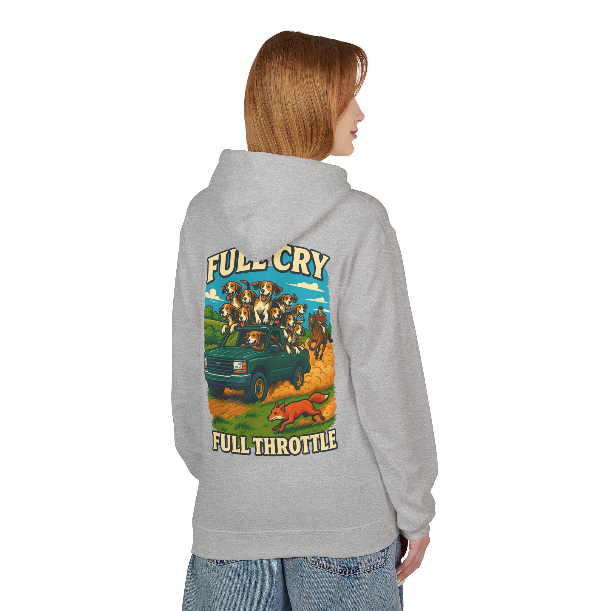 Woman's Full Cry, Full Throttle Hoodie