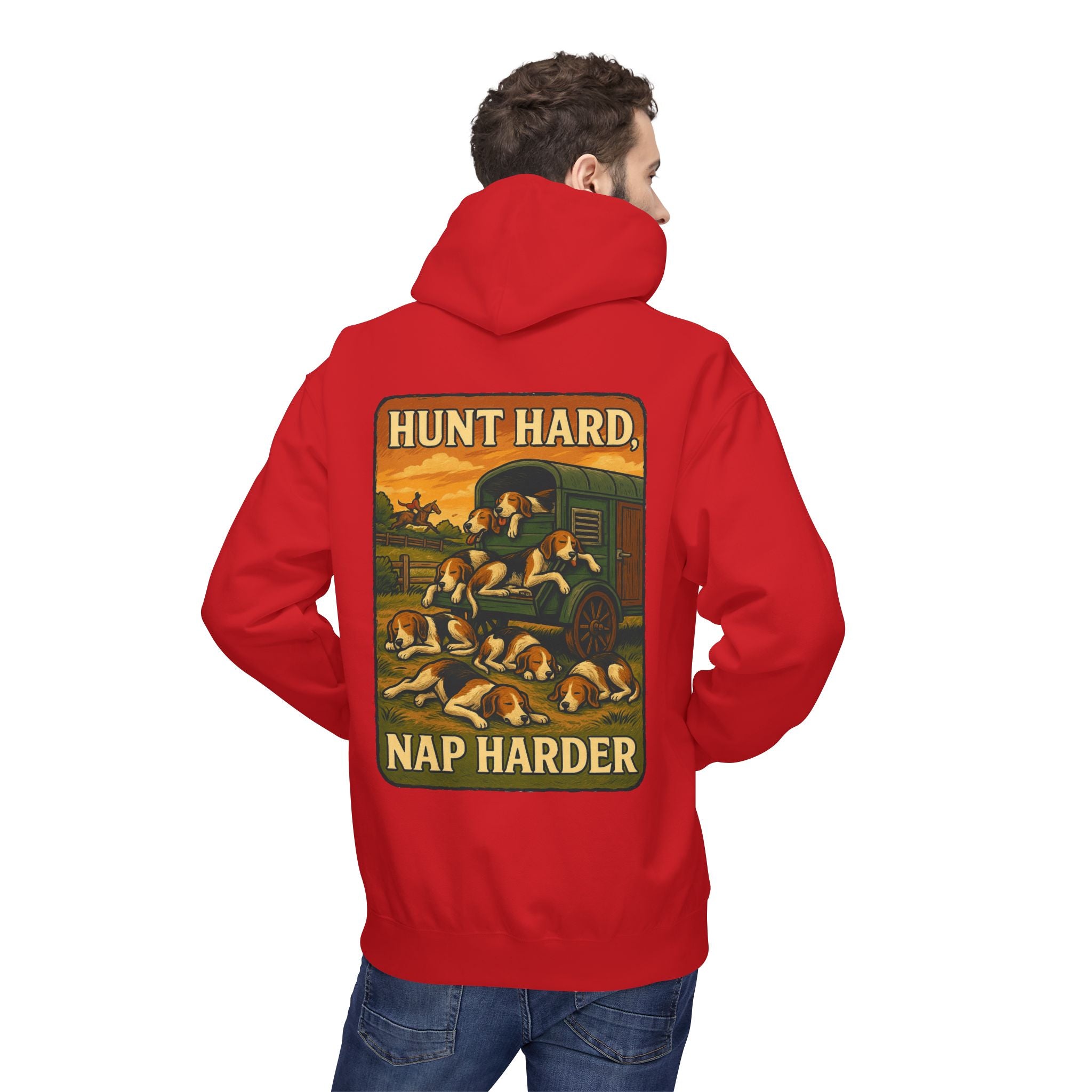 Men’s Hunt Hard, Nap Harder Hoodie