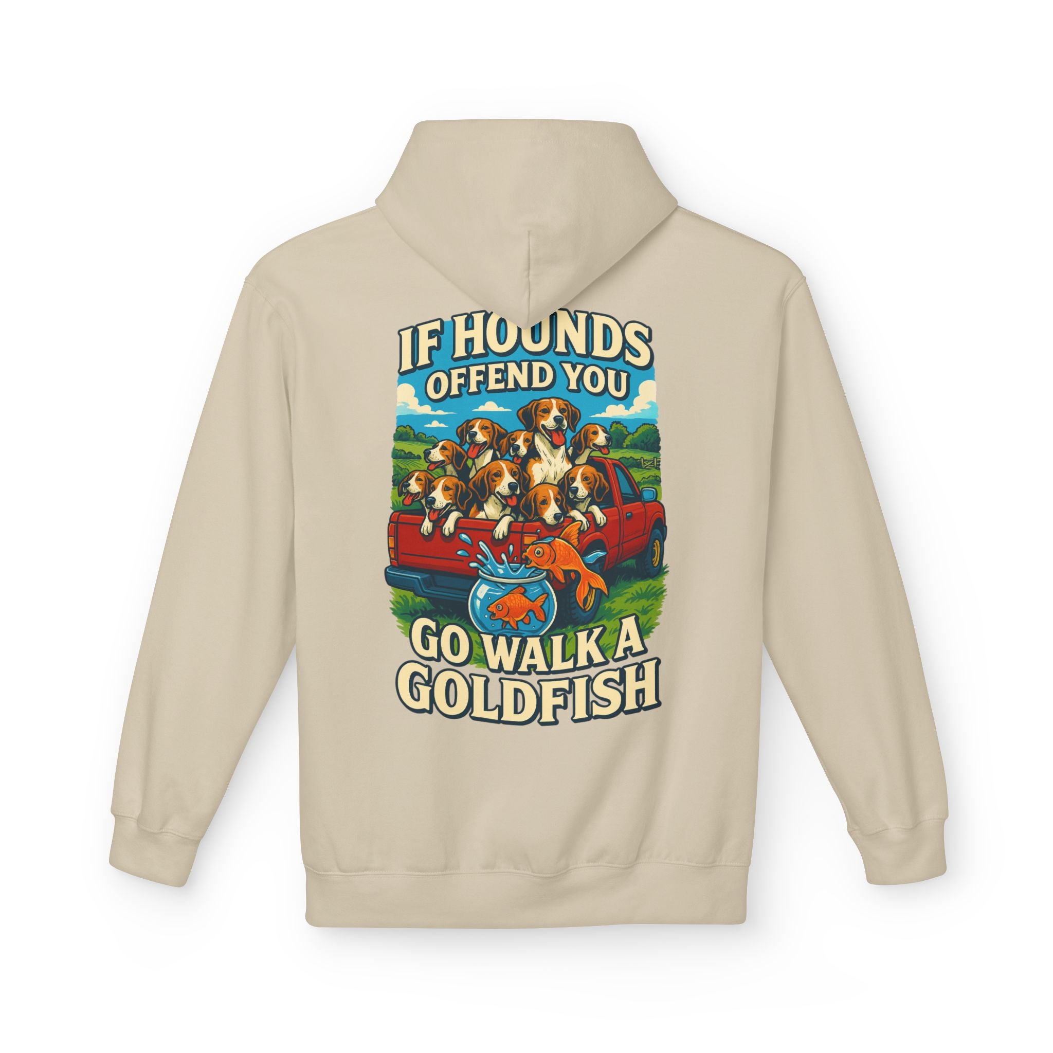 Woman's Walk A Goldfish Hoodie