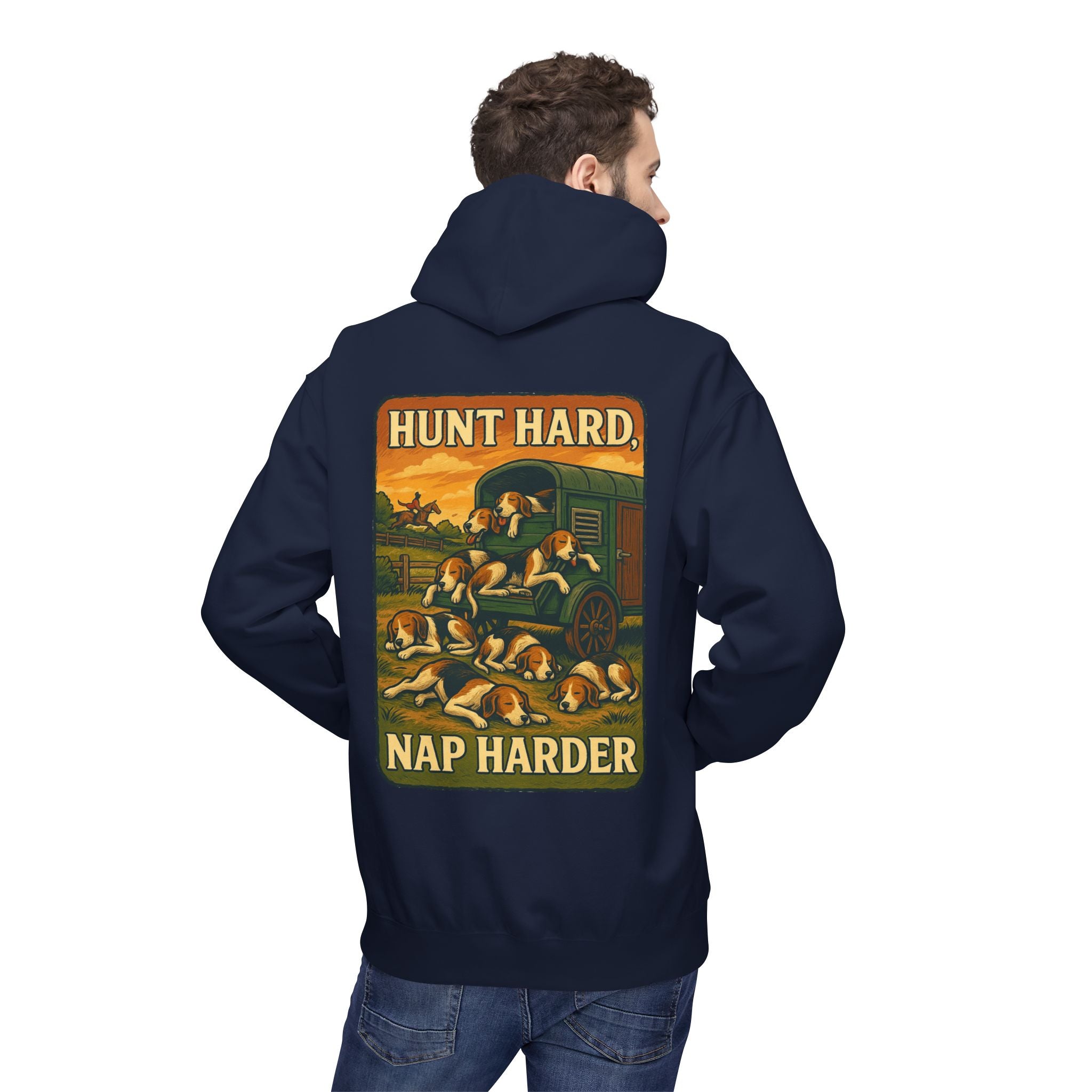 Men’s Hunt Hard, Nap Harder Hoodie