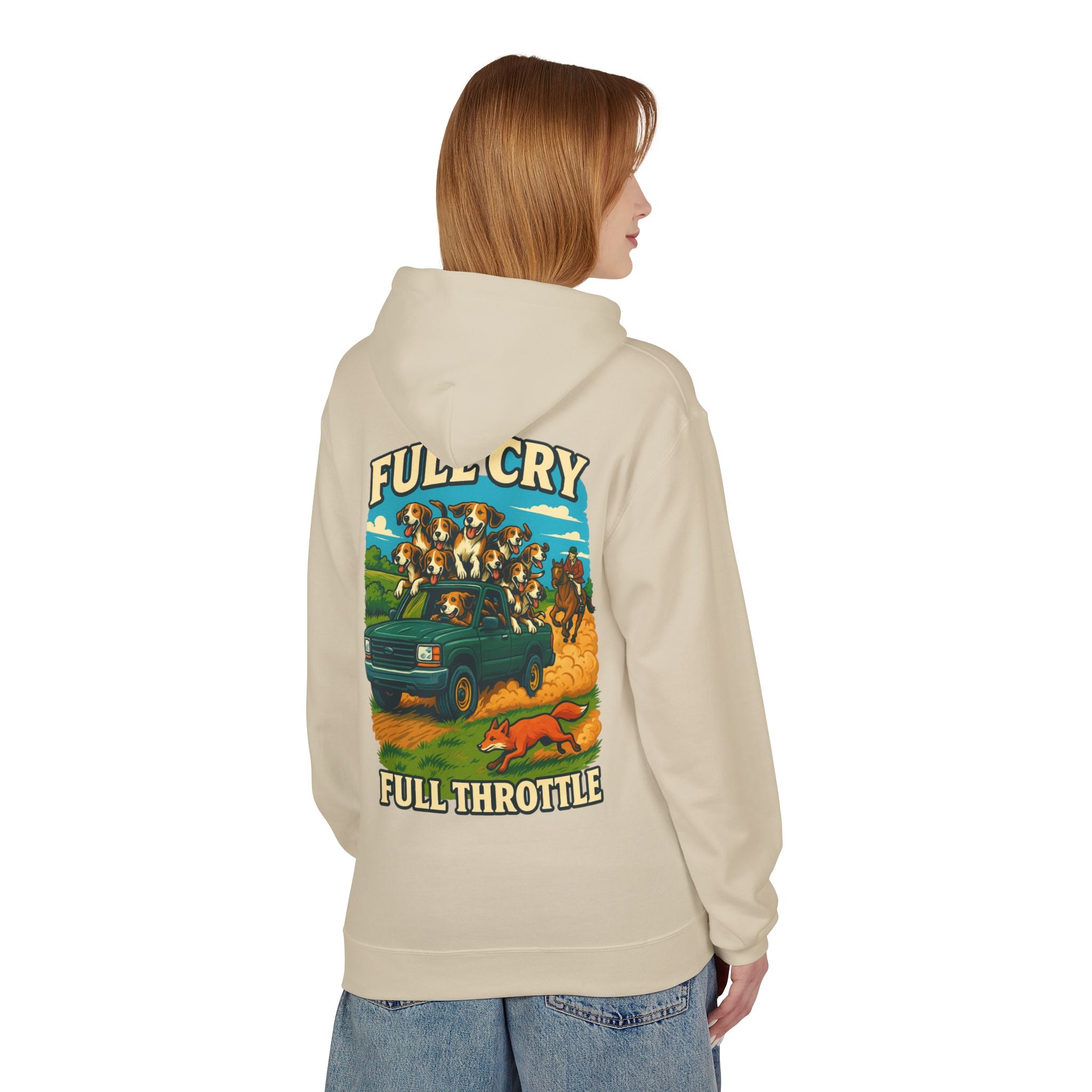 Woman's Full Cry, Full Throttle Hoodie