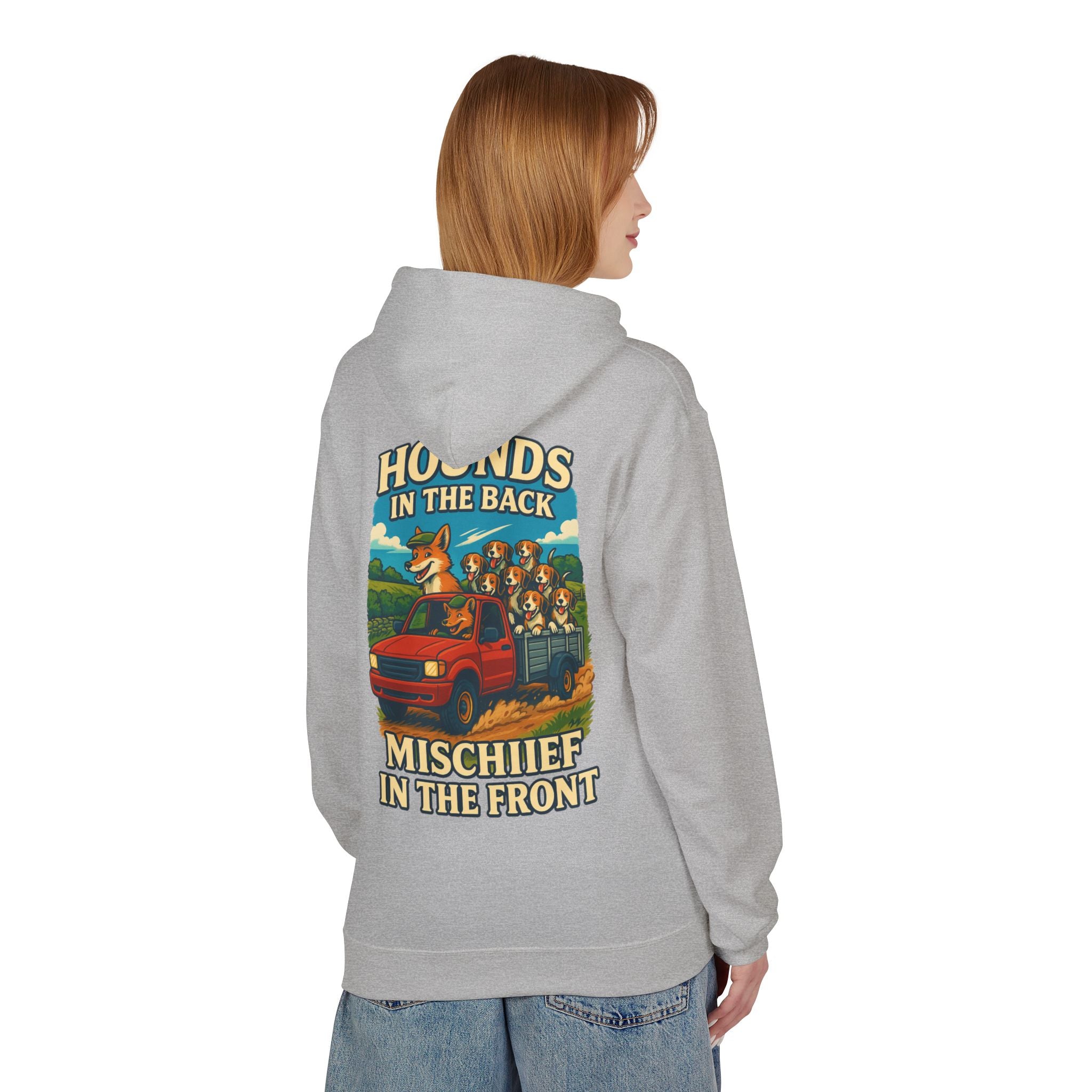 Woman's Hounds In The Back Hoodie
