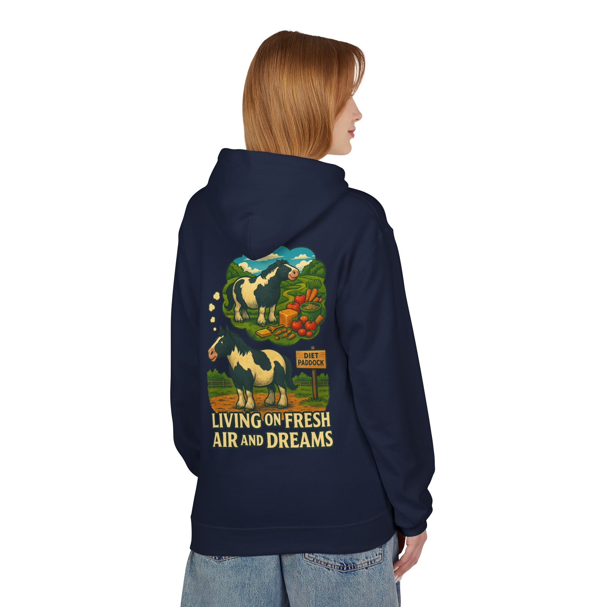 Woman's cob living on dreams Hoodie