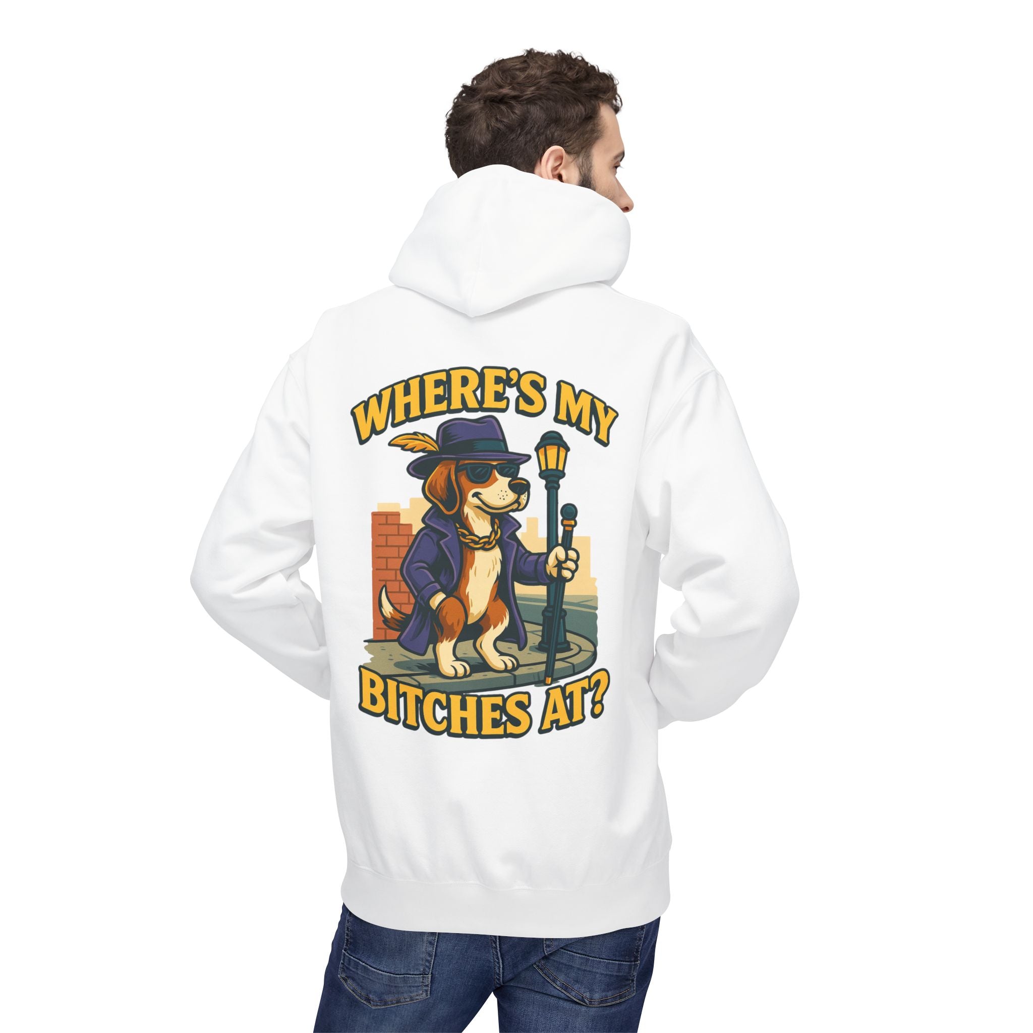 Men’s Where’s my B****’s At Hoodie