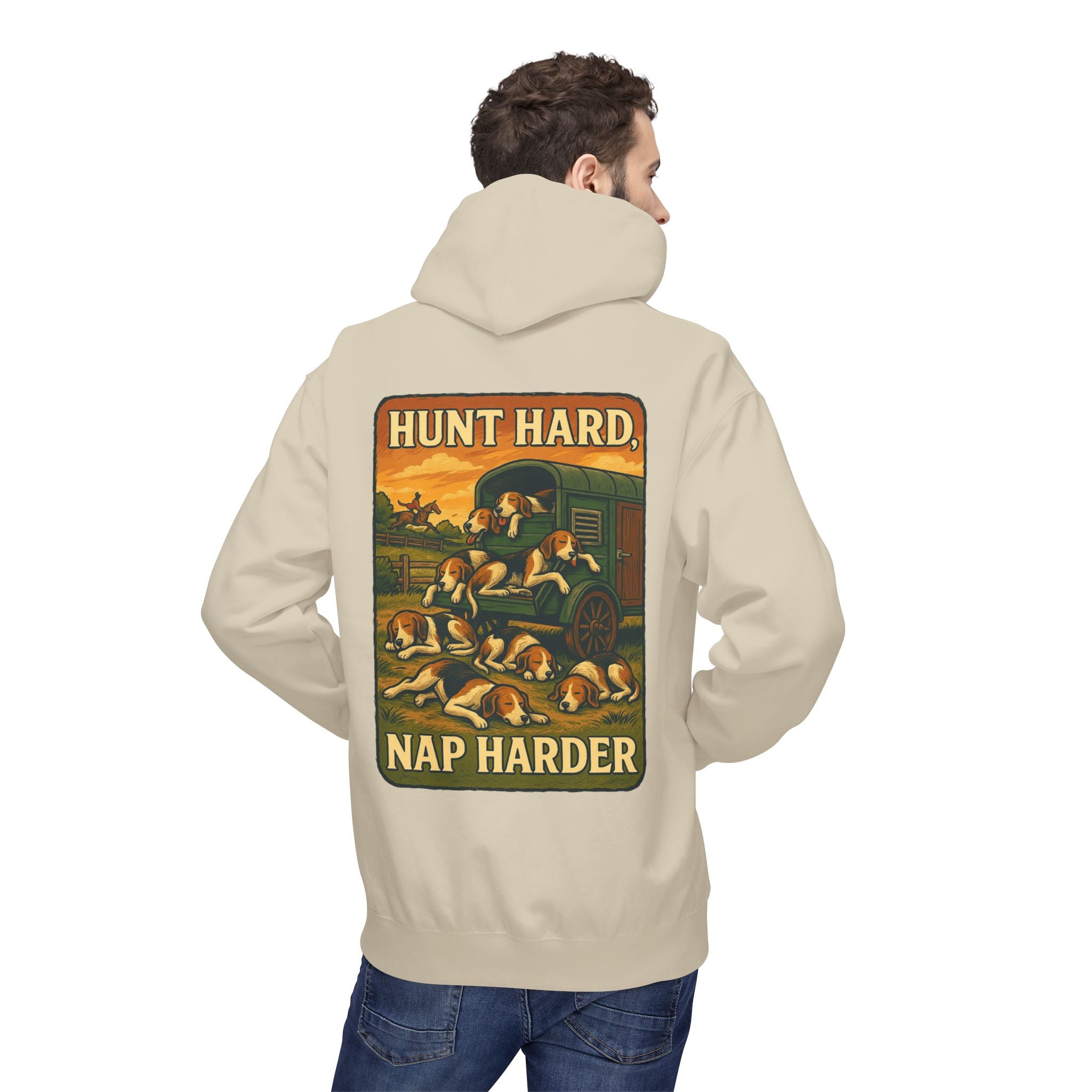 Men’s Hunt Hard, Nap Harder Hoodie