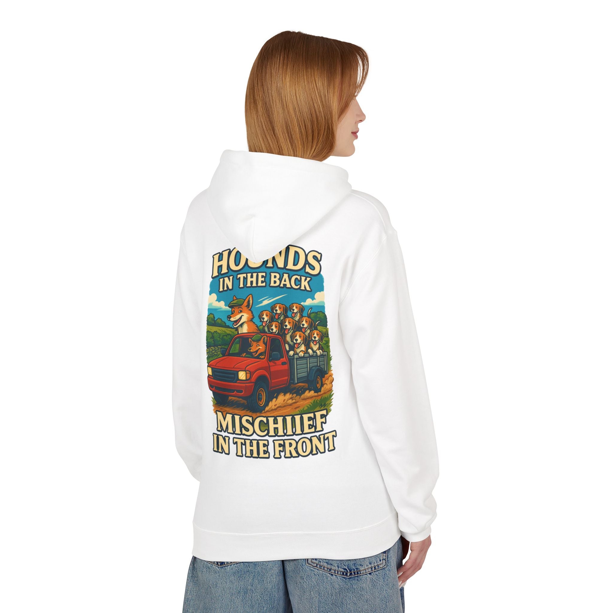 Woman's Hounds In The Back Hoodie