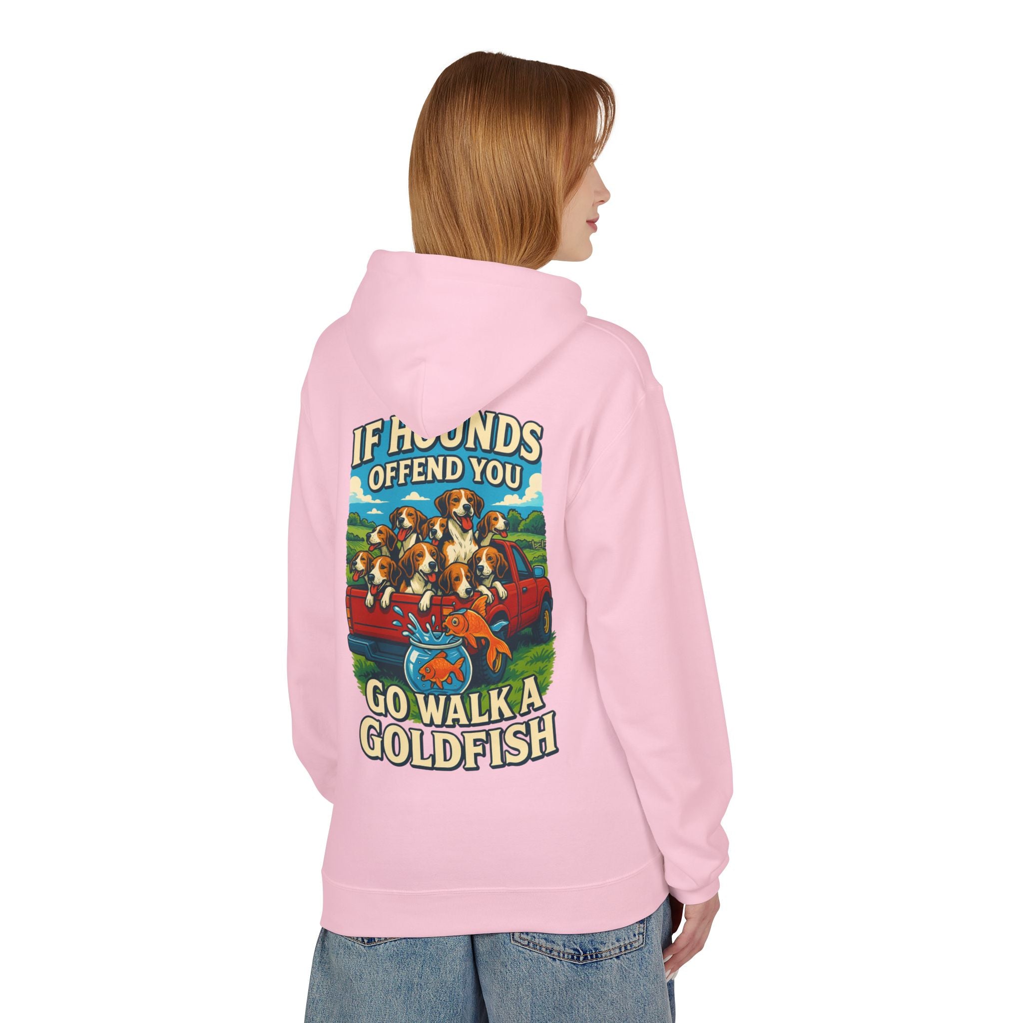 Woman's Walk A Goldfish Hoodie