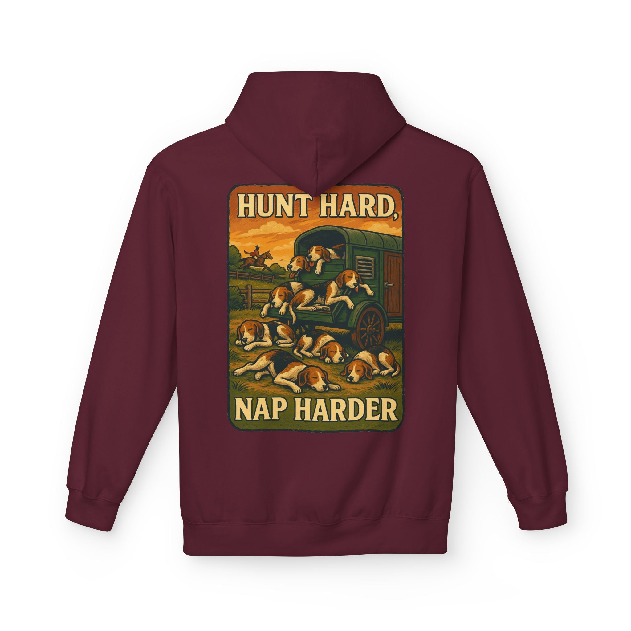 Men’s Hunt Hard, Nap Harder Hoodie