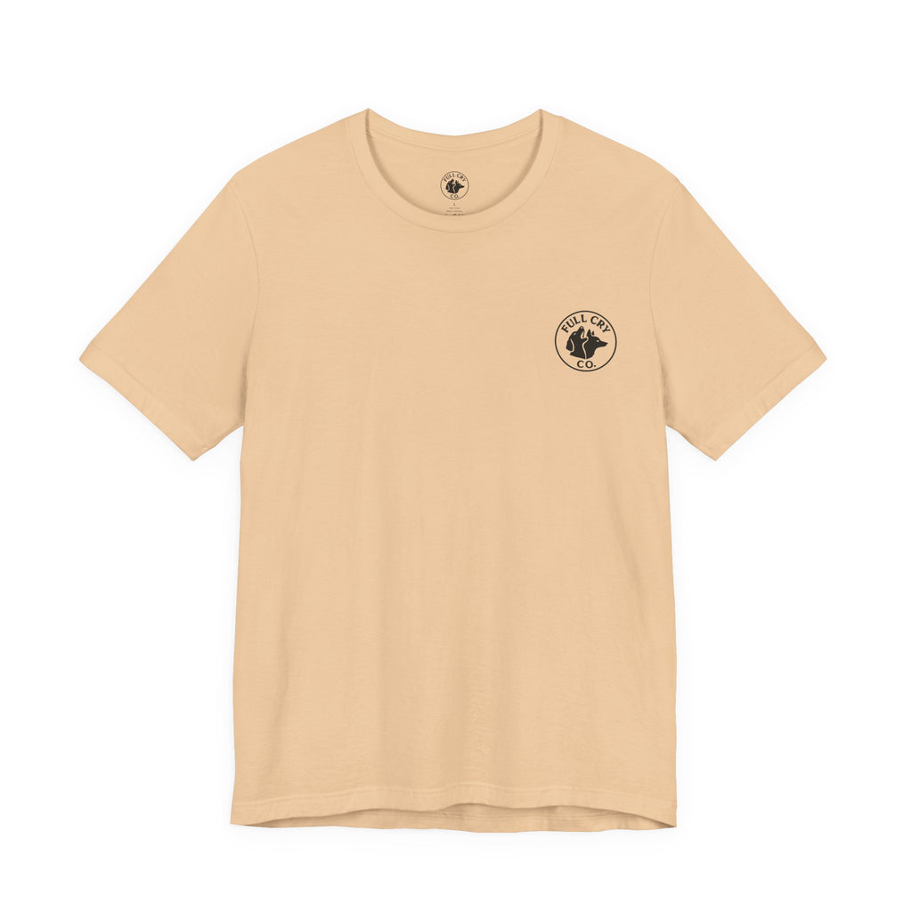 Men's Hounds in the Back, Mischief in the Front Tee