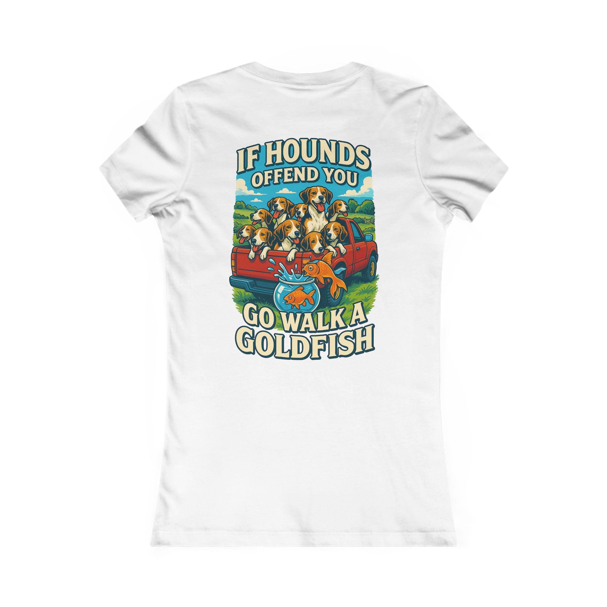 Woman’s Walking A Goldfish T-shirt