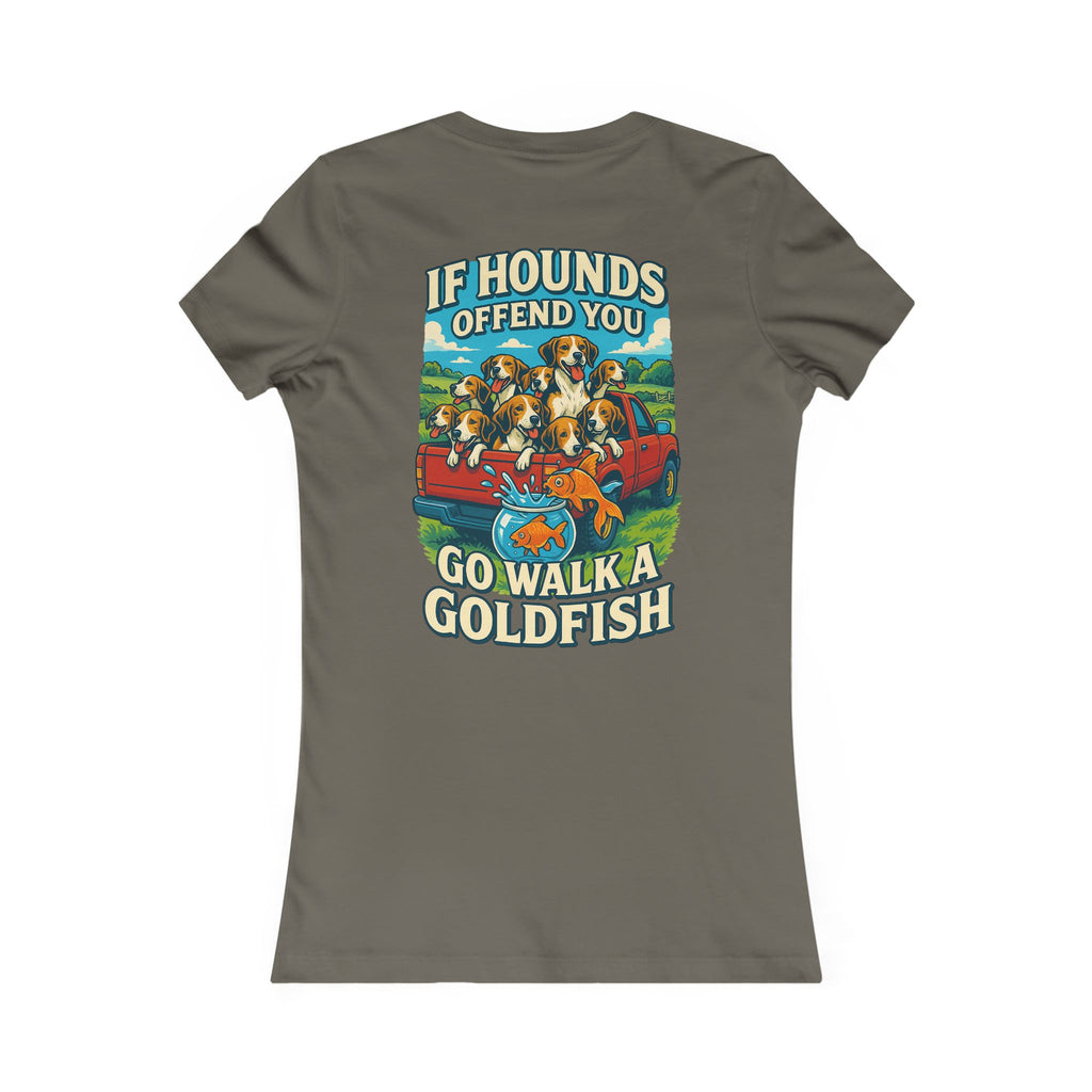 Woman’s Walking A Goldfish T-shirt
