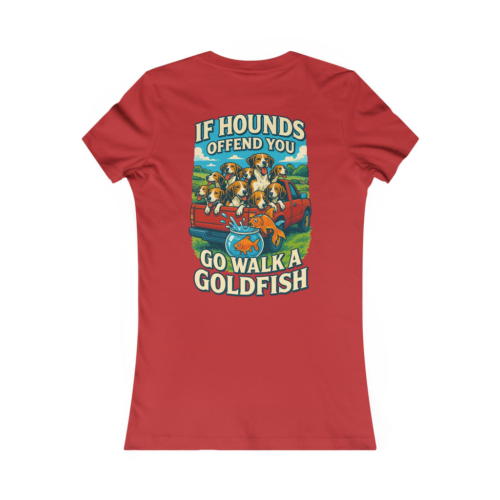 Woman’s Walking A Goldfish T-shirt