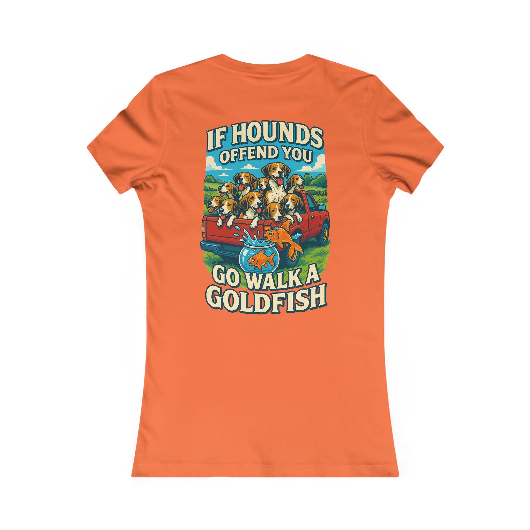 Woman’s Walking A Goldfish T-shirt