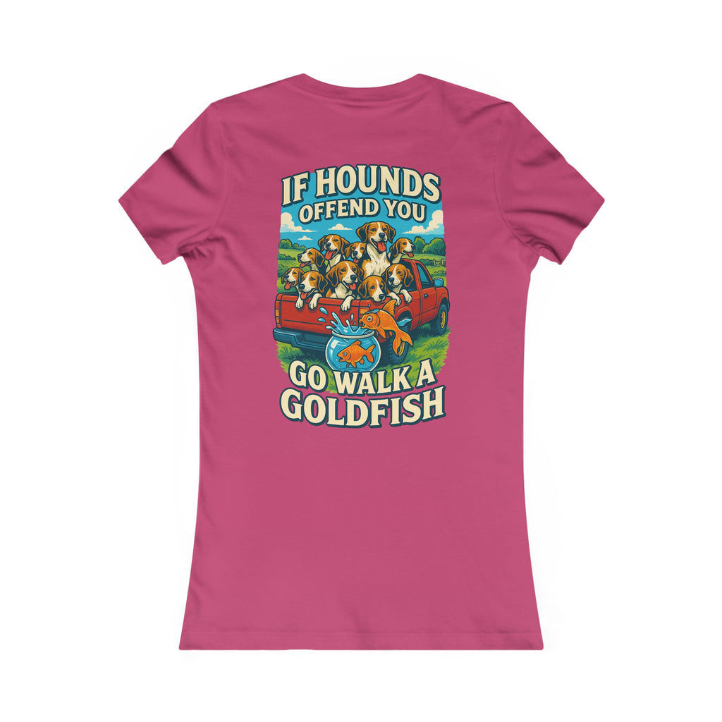 Woman’s Walking A Goldfish T-shirt