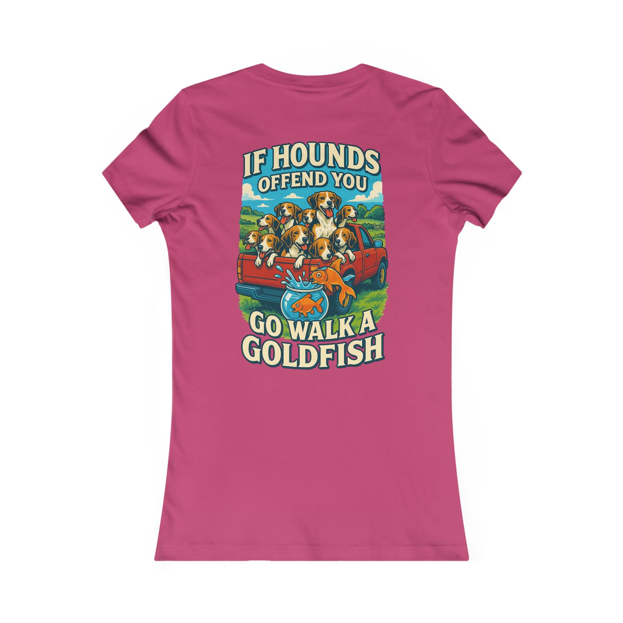 Woman’s Walking A Goldfish T-shirt