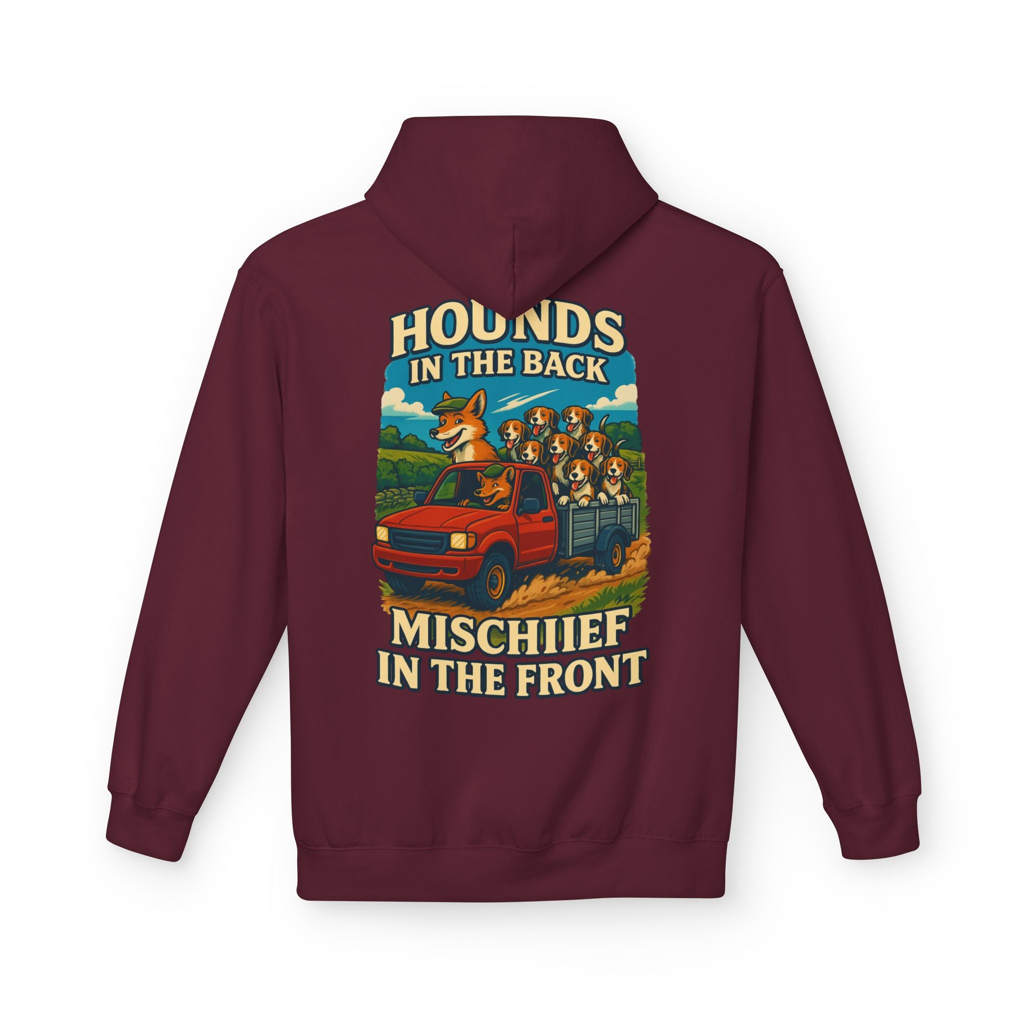 Woman's Hounds In The Back Hoodie